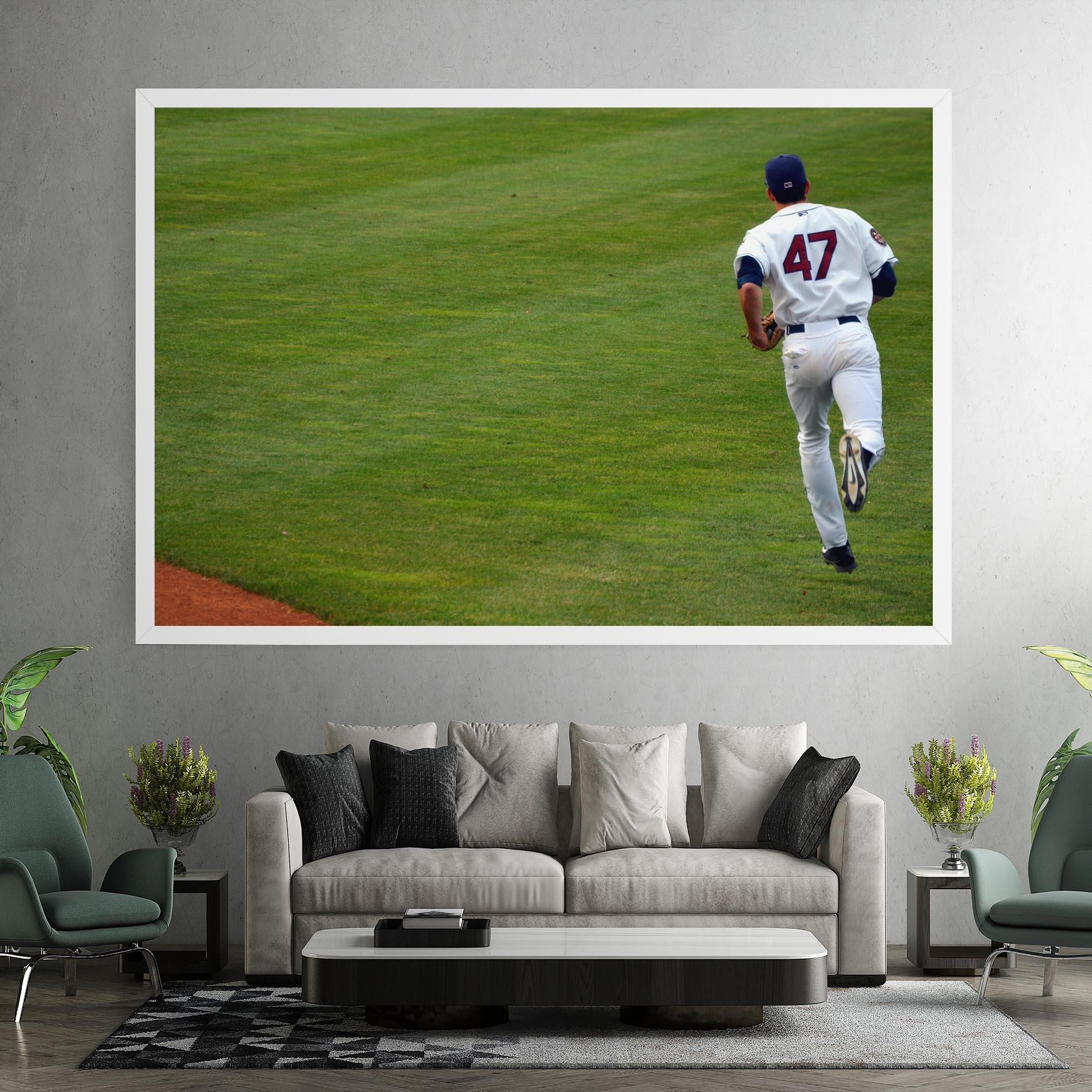 Leinwandbild Baseball Player mockup 7