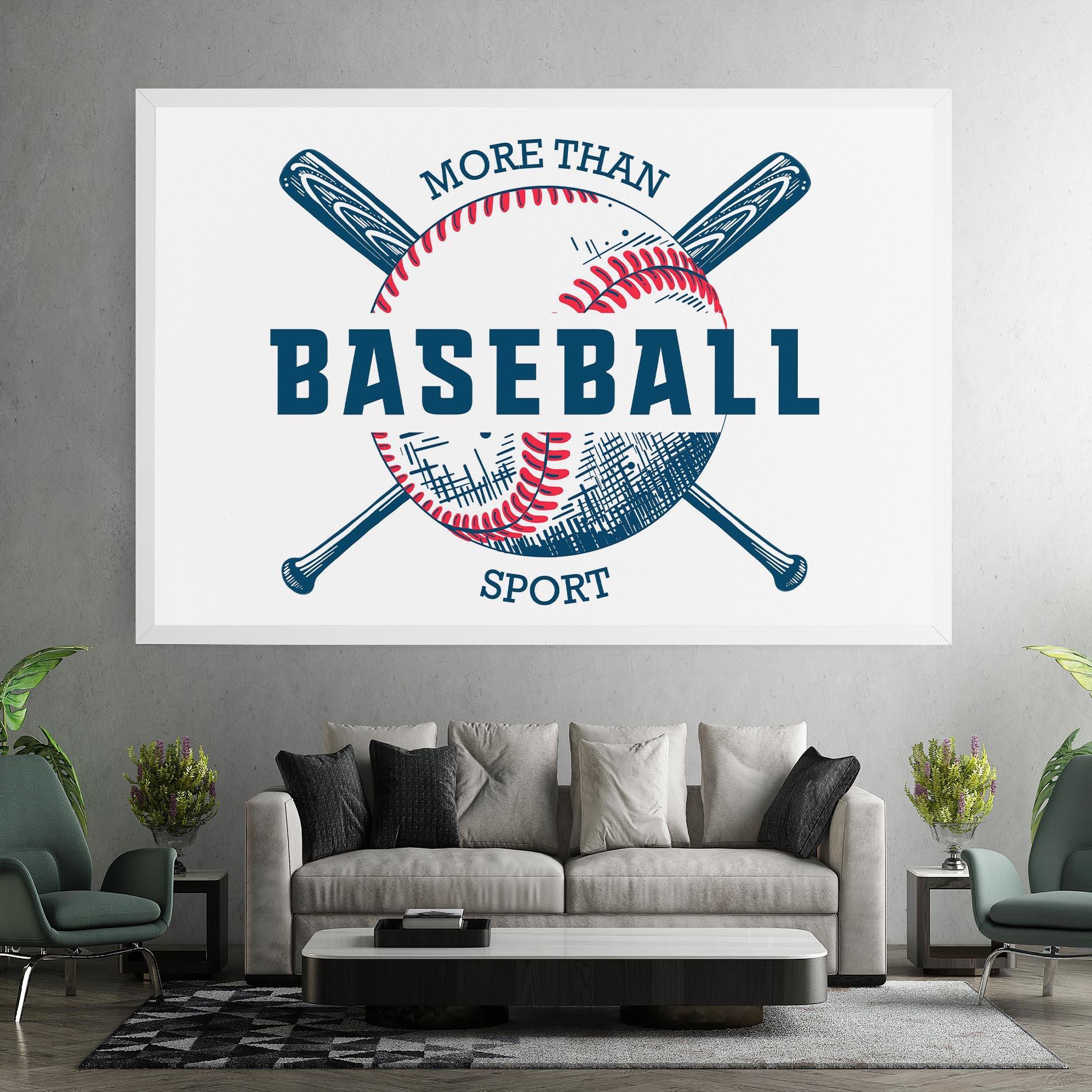 Leinwandbild Baseball Sport mockup 7
