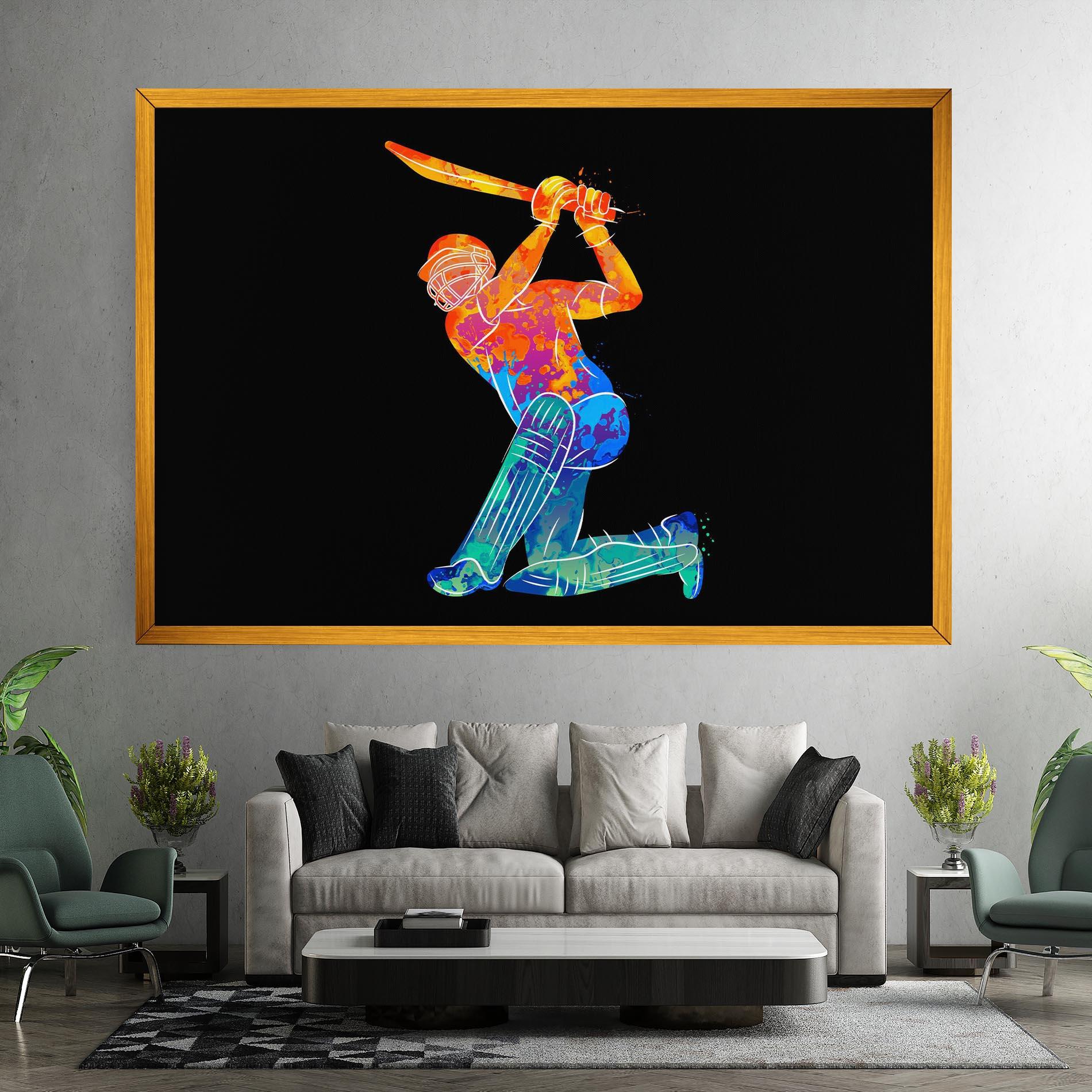 Leinwandbild Baseball Color Art mockup 7