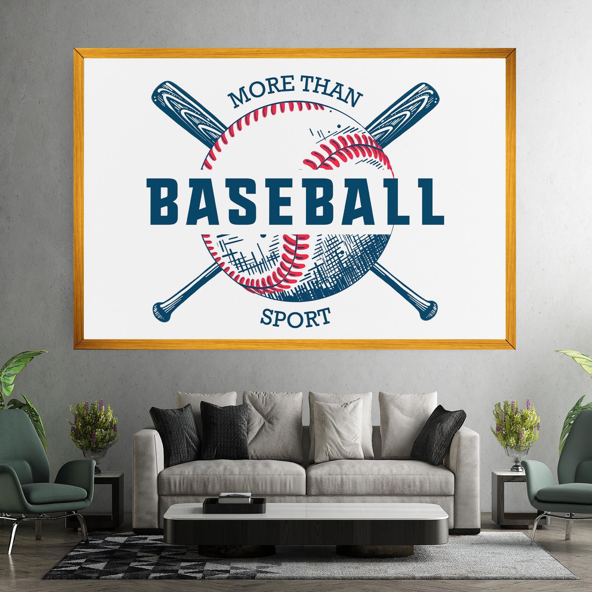 Leinwandbild Baseball Sport mockup 7