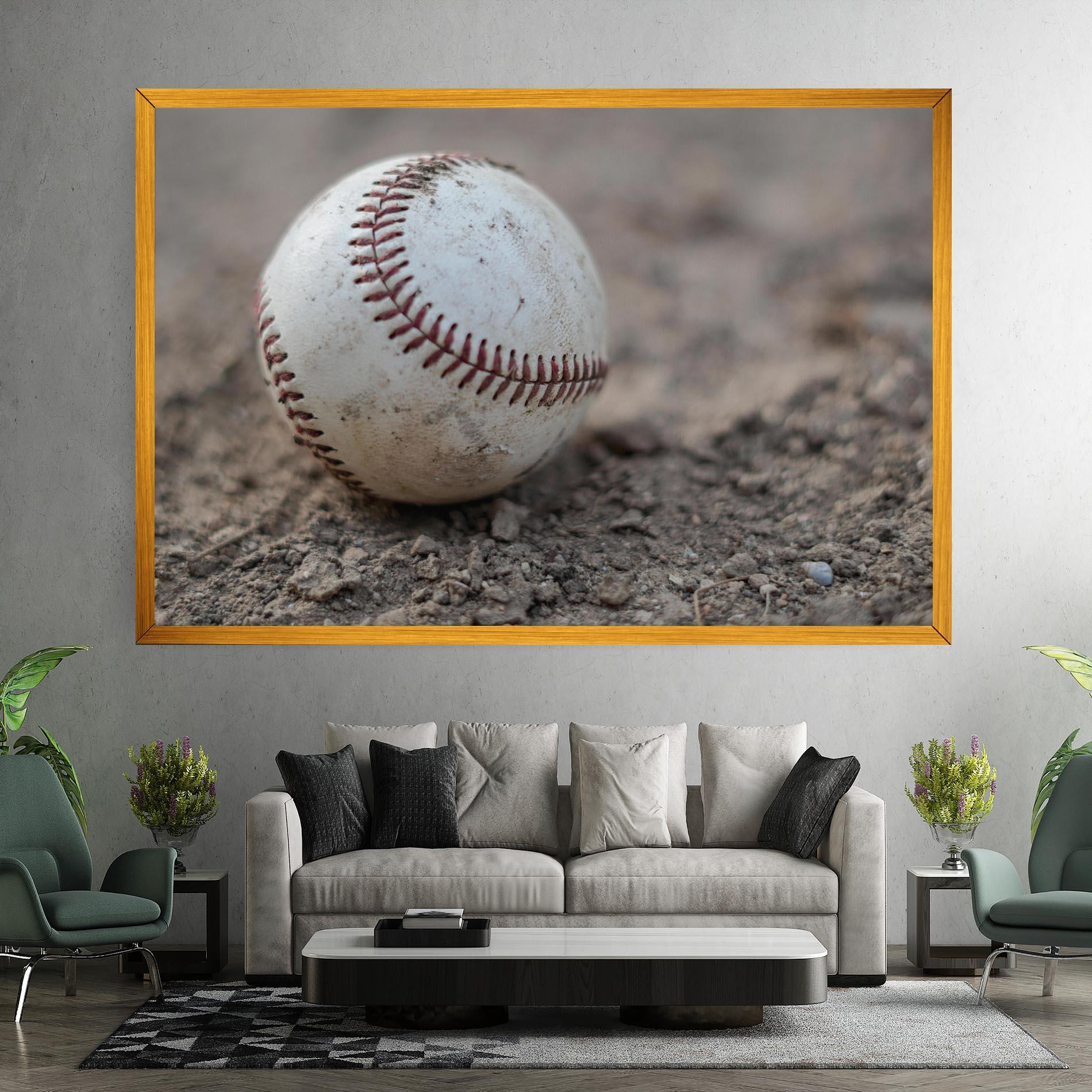 Leinwandbild Dusty Baseball Ball mockup 7