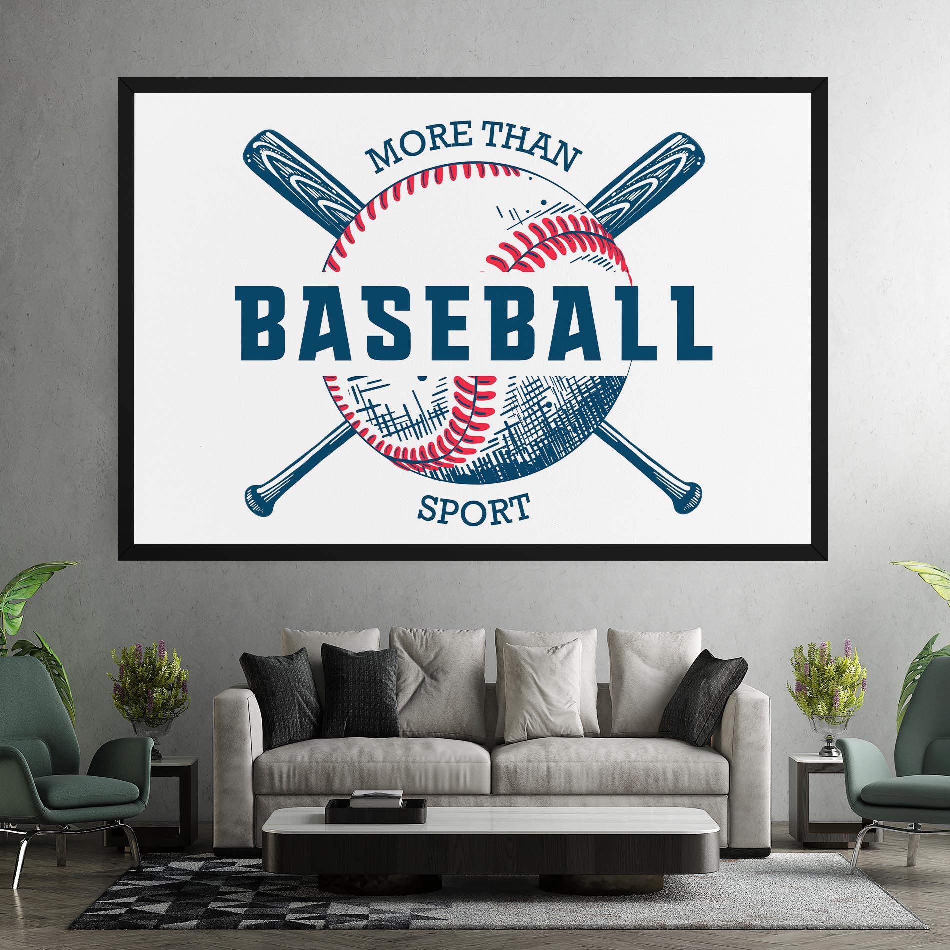 Leinwandbild Baseball Sport mockup 7