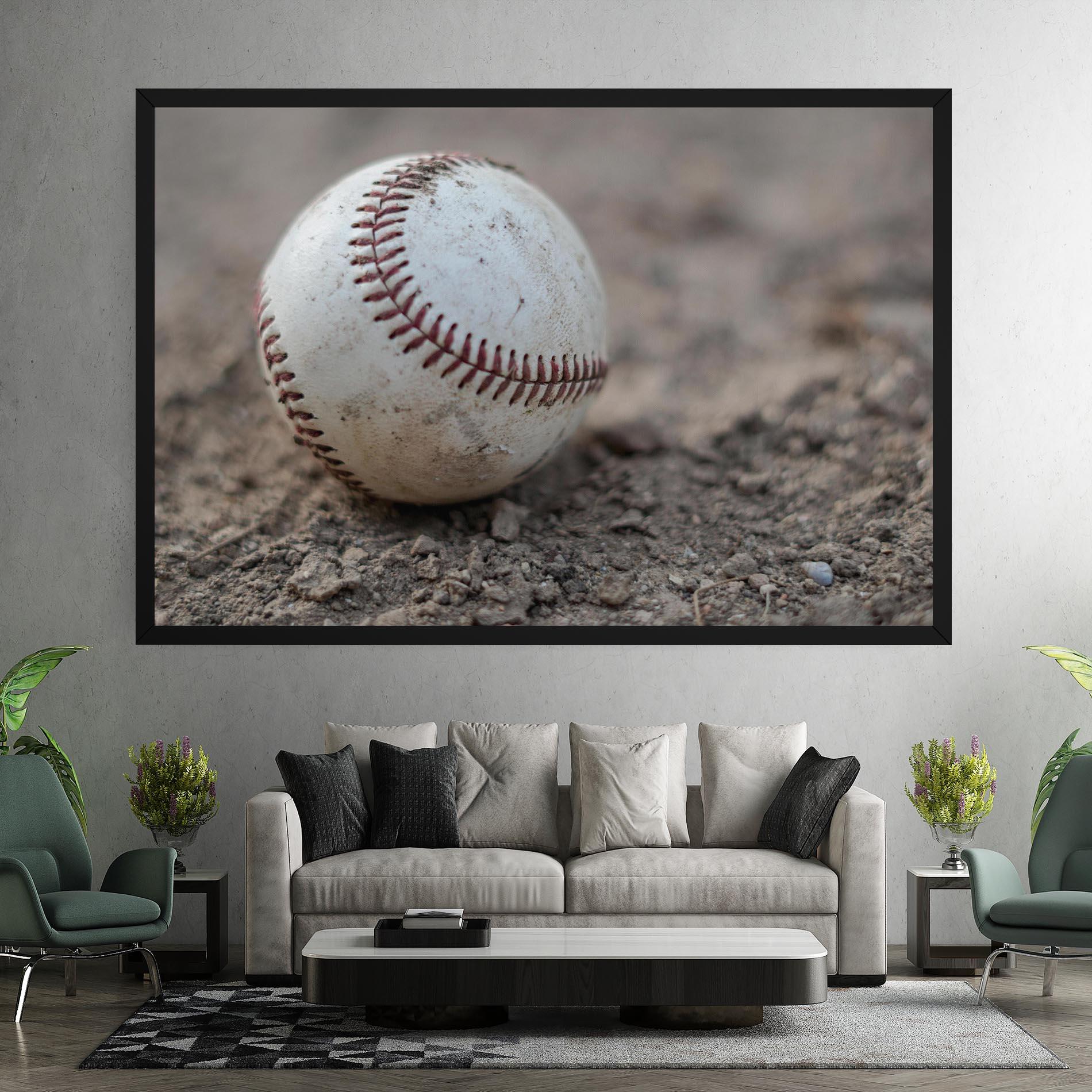 Leinwandbild Dusty Baseball Ball mockup 7