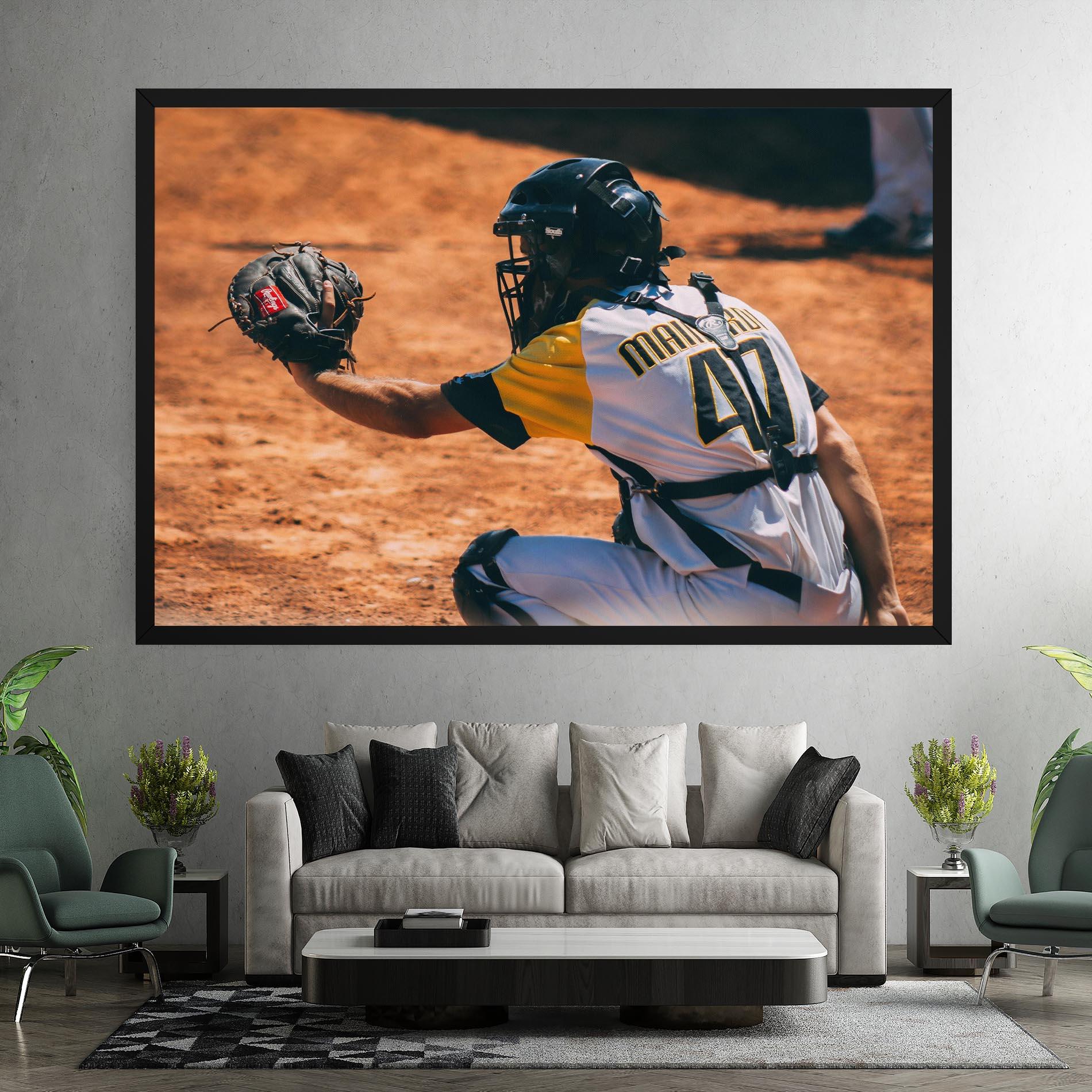 Leinwandbild Number 47 Baseball mockup 7