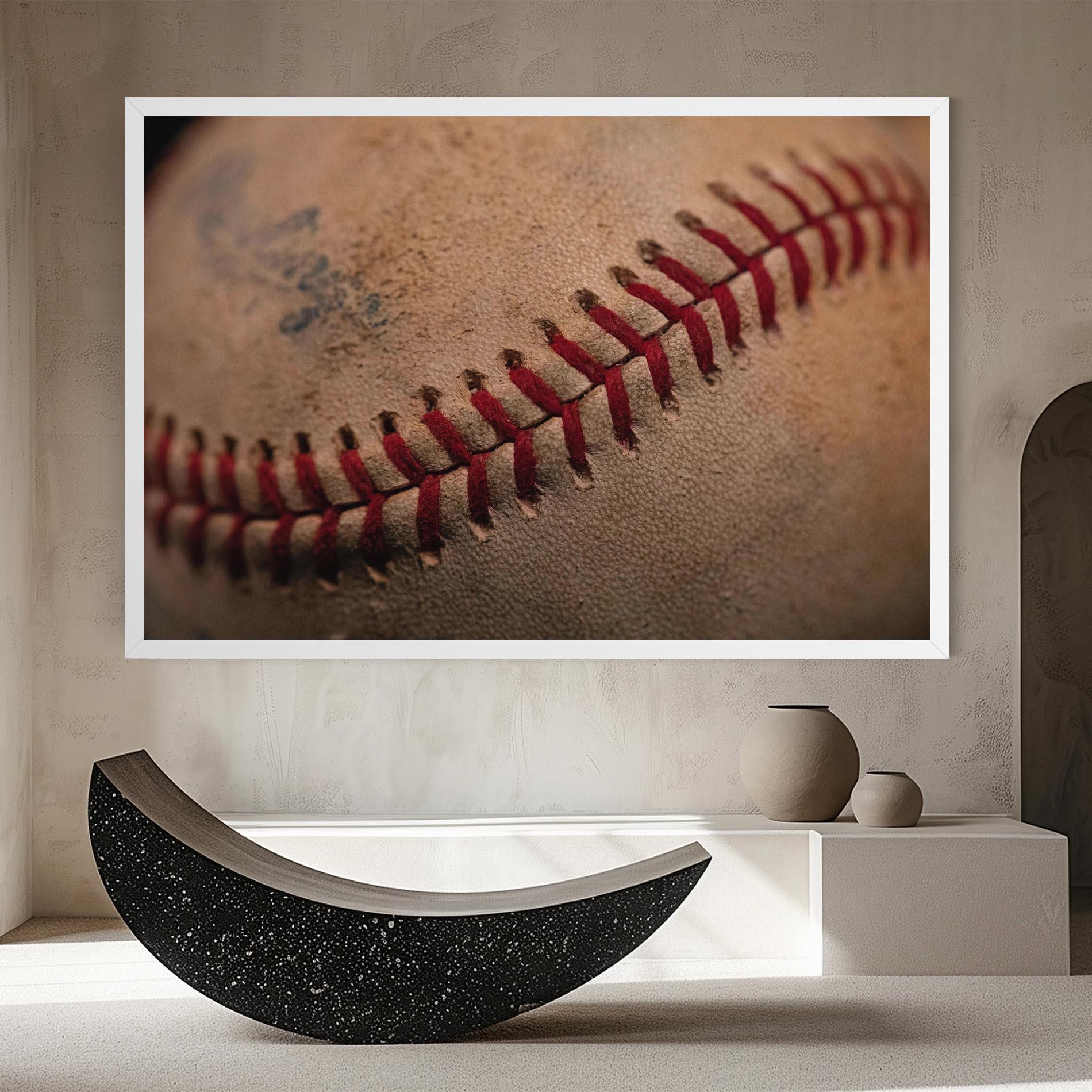 Leinwandbild Baseball Ball Close Up mockup 8