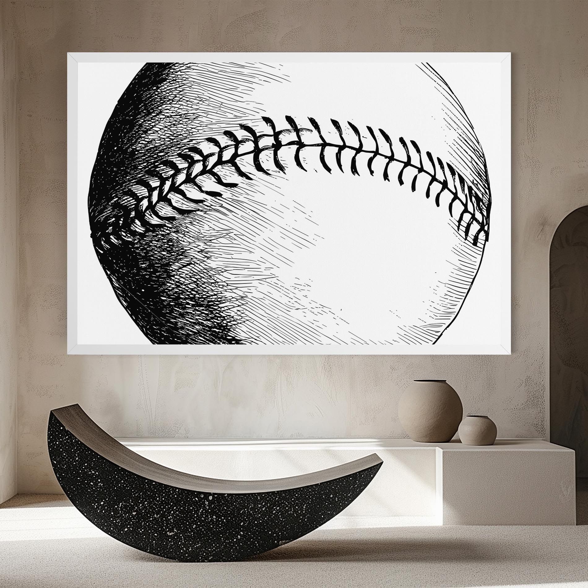 Baseball Black Line mockup 8