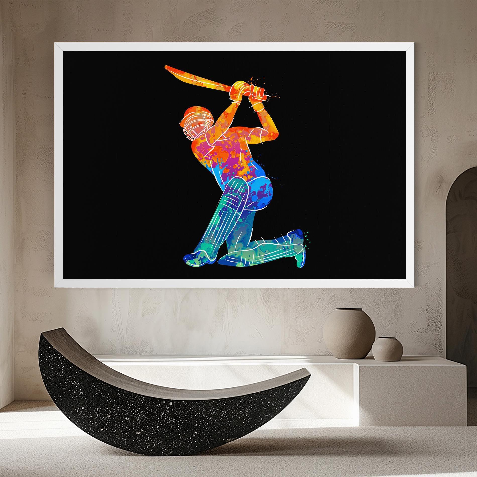 Leinwandbild Baseball Color Art mockup 8