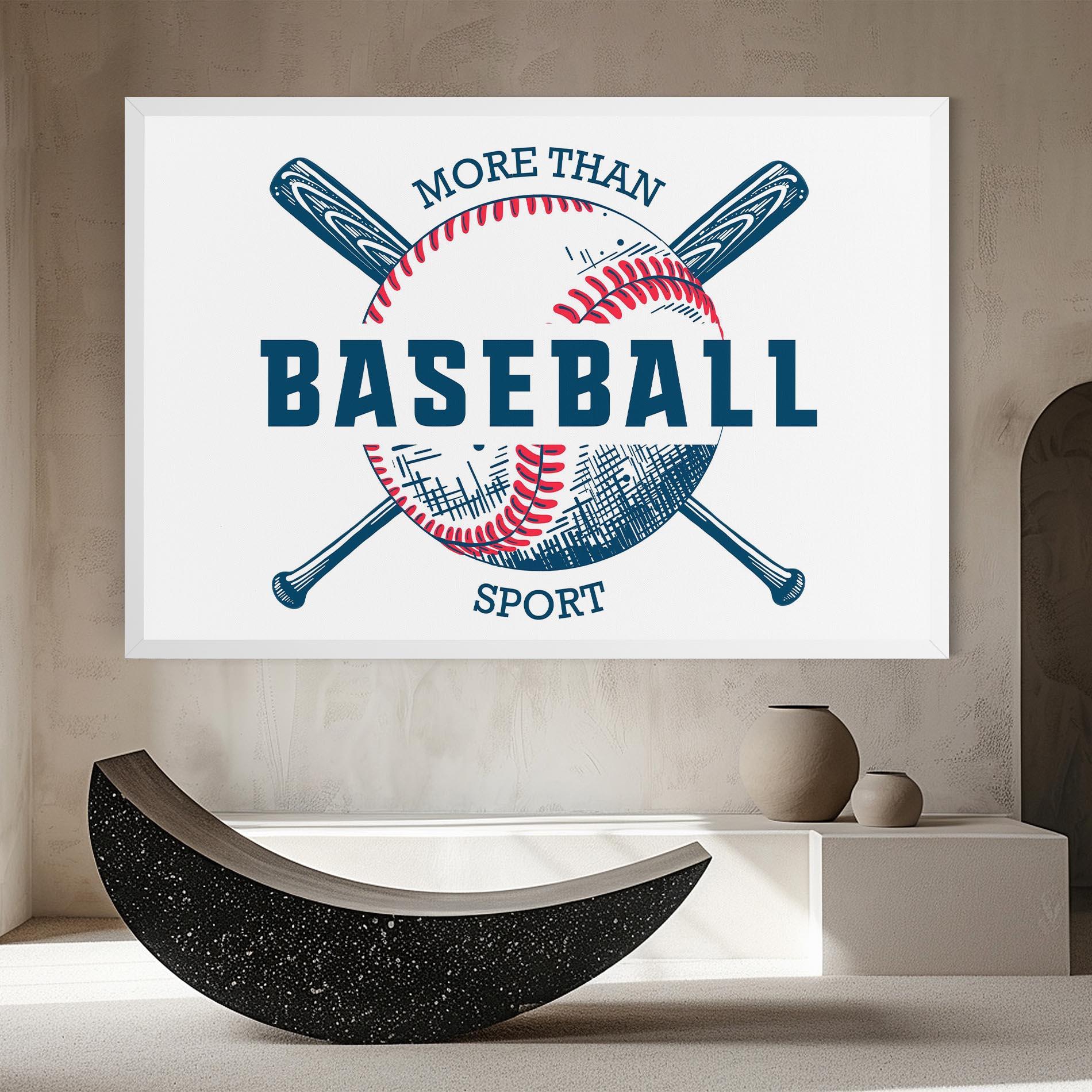 Leinwandbild Baseball Sport mockup 8