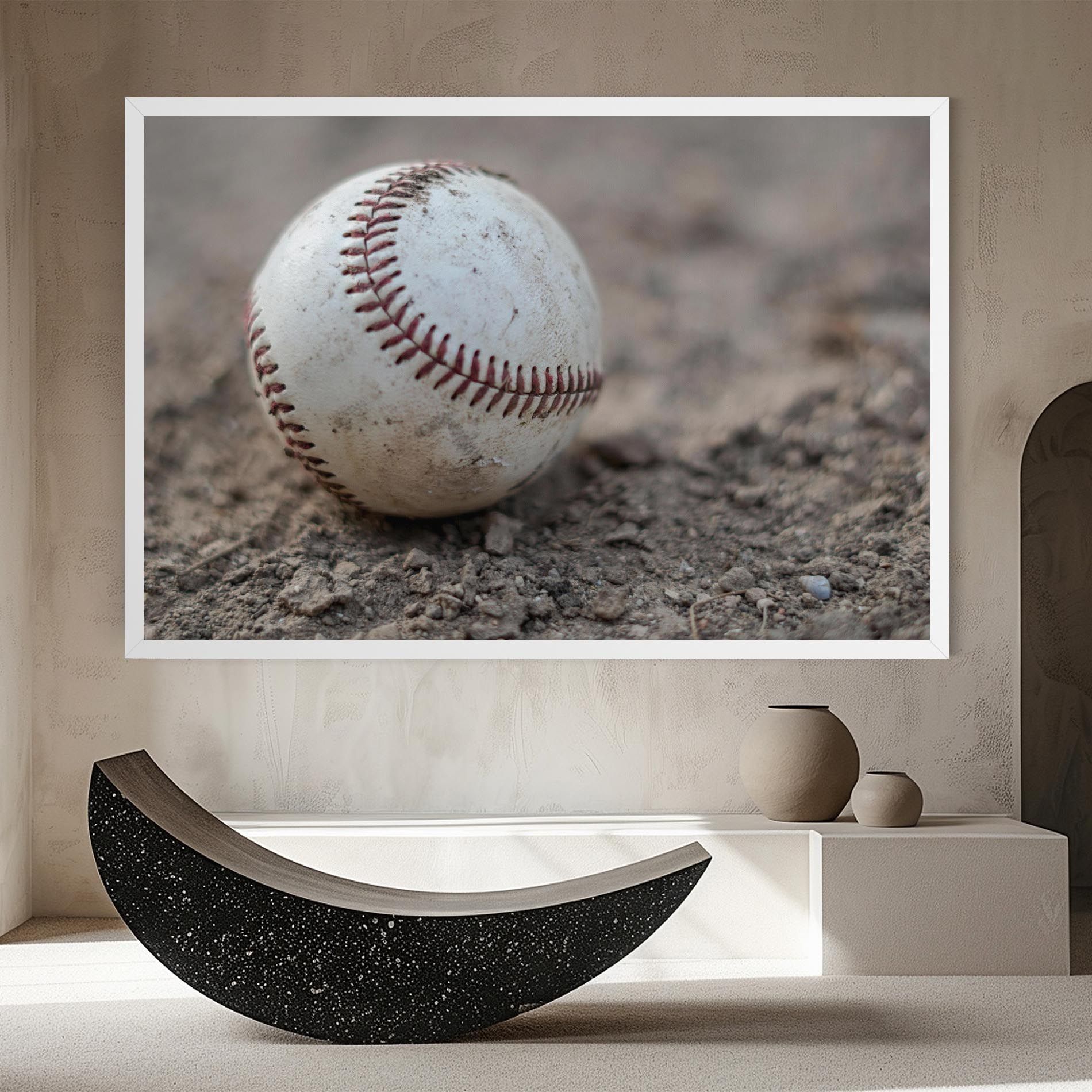 Dusty Baseball Ball mockup 8