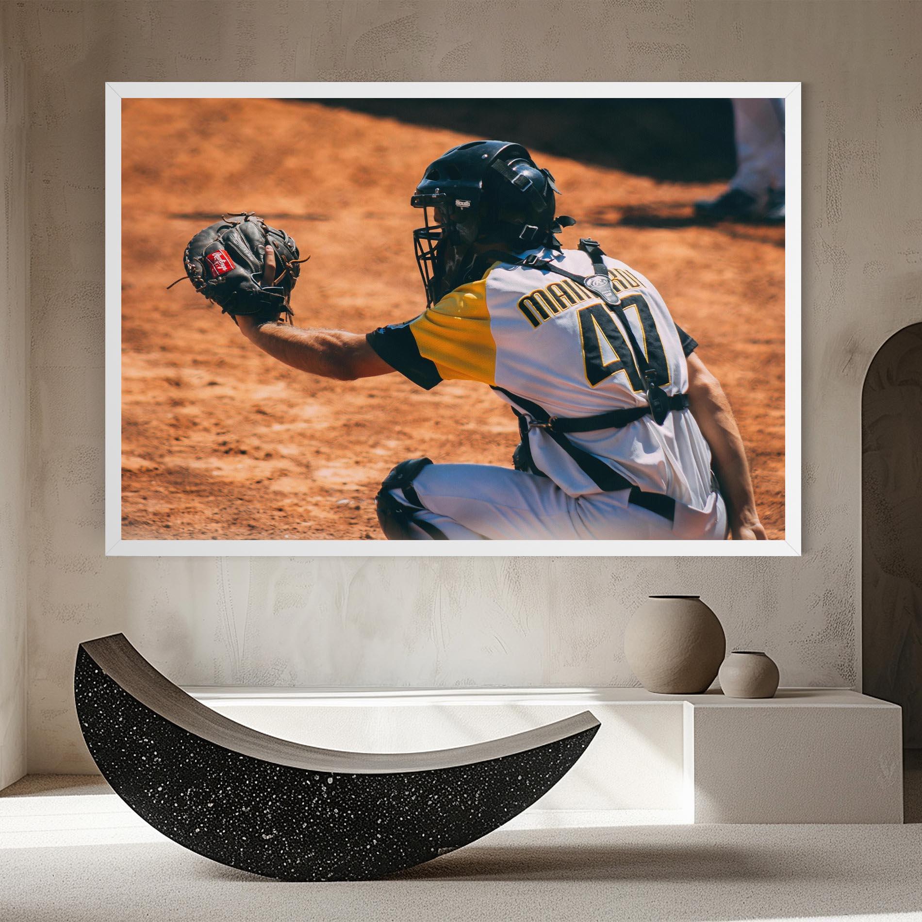 Leinwandbild Number 47 Baseball mockup 8