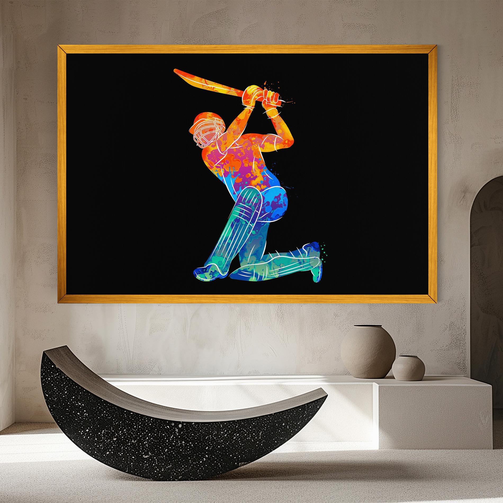 Leinwandbild Baseball Color Art mockup 8