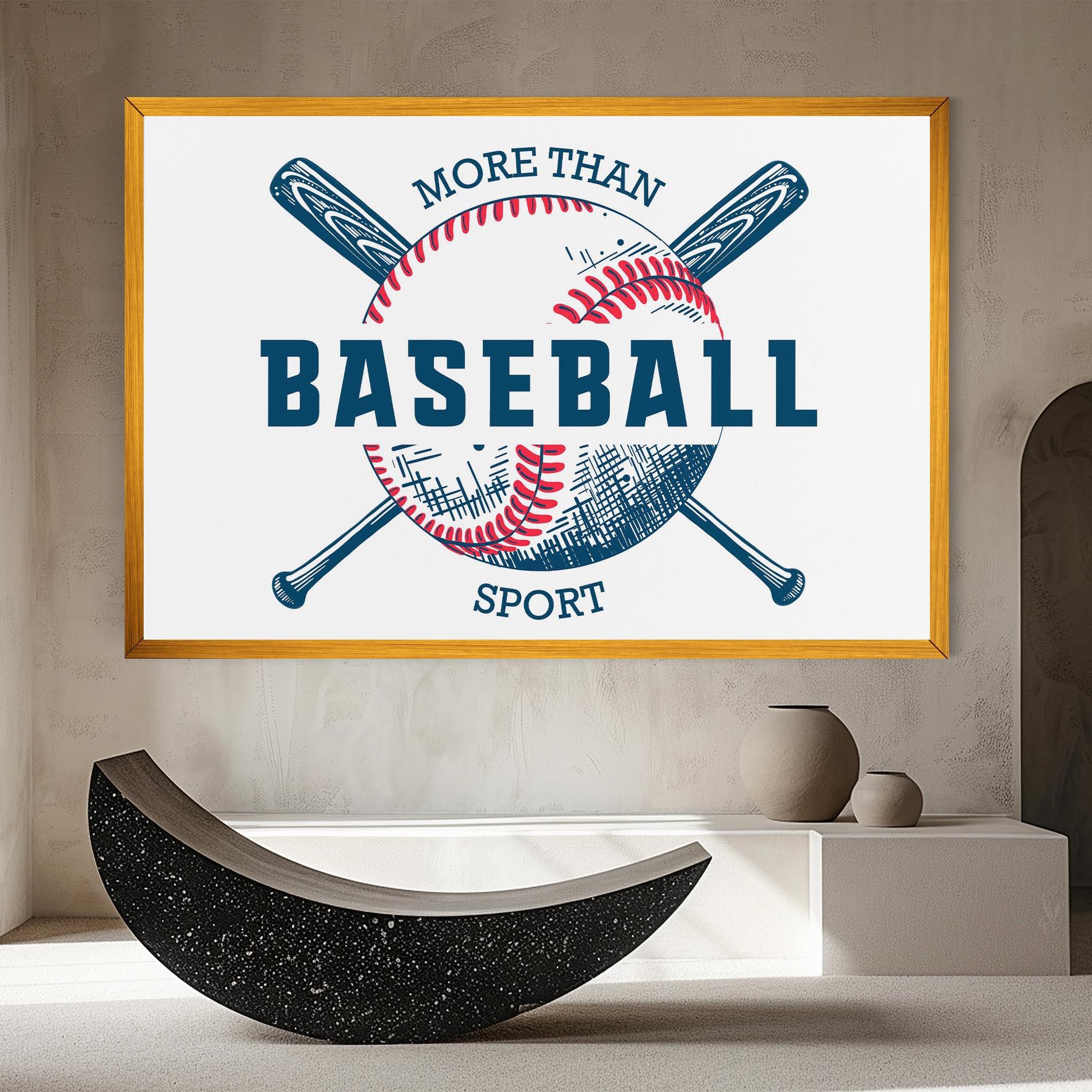 Leinwandbild Baseball Sport mockup 8