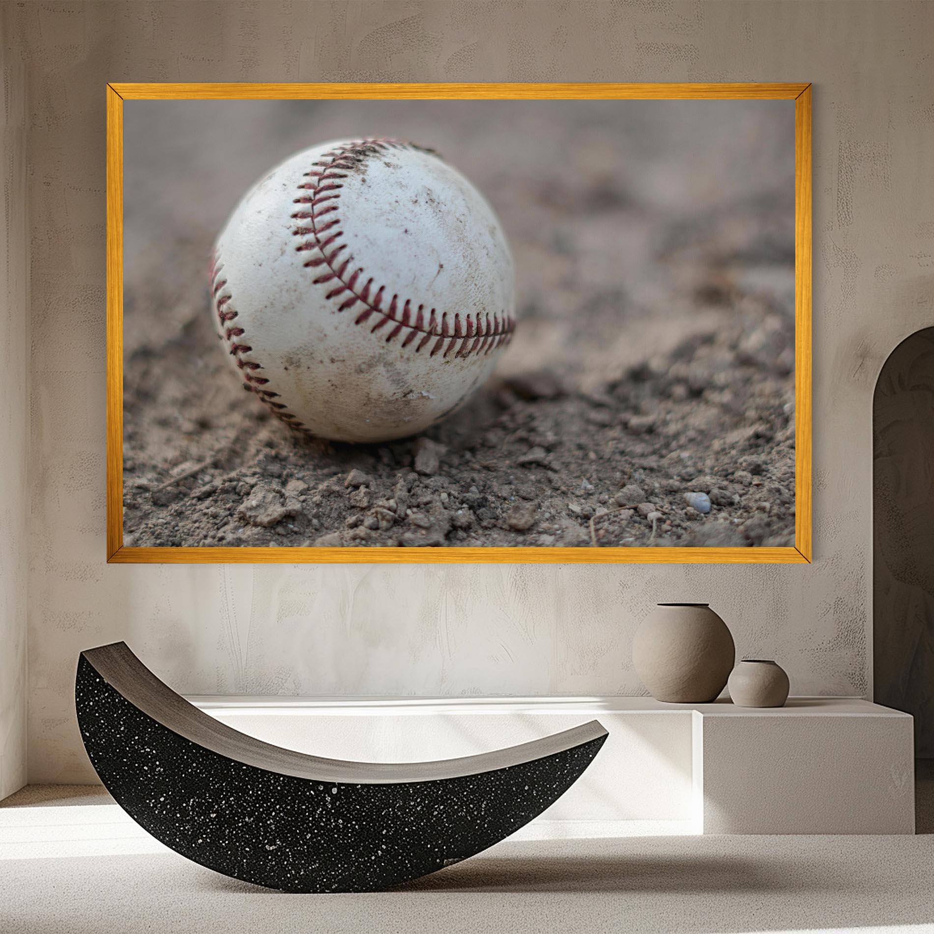 Leinwandbild Dusty Baseball Ball mockup 8
