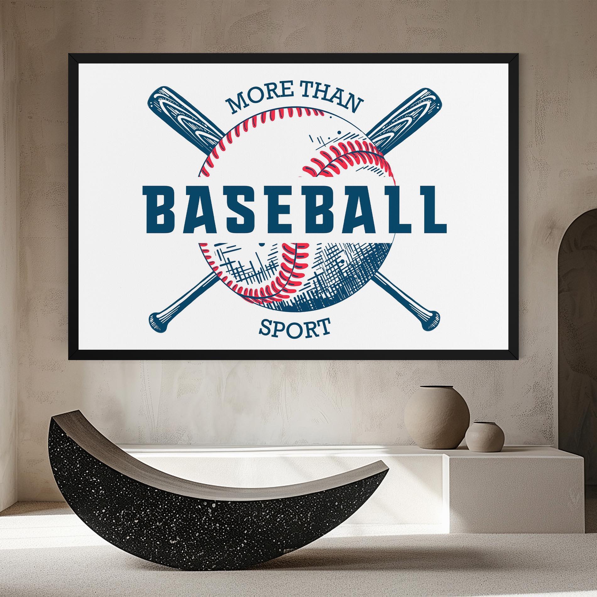 Leinwandbild Baseball Sport mockup 8