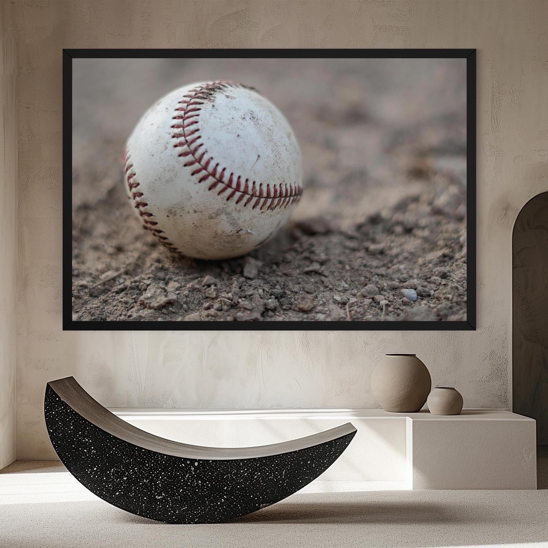 Leinwandbild Dusty Baseball Ball mockup 8