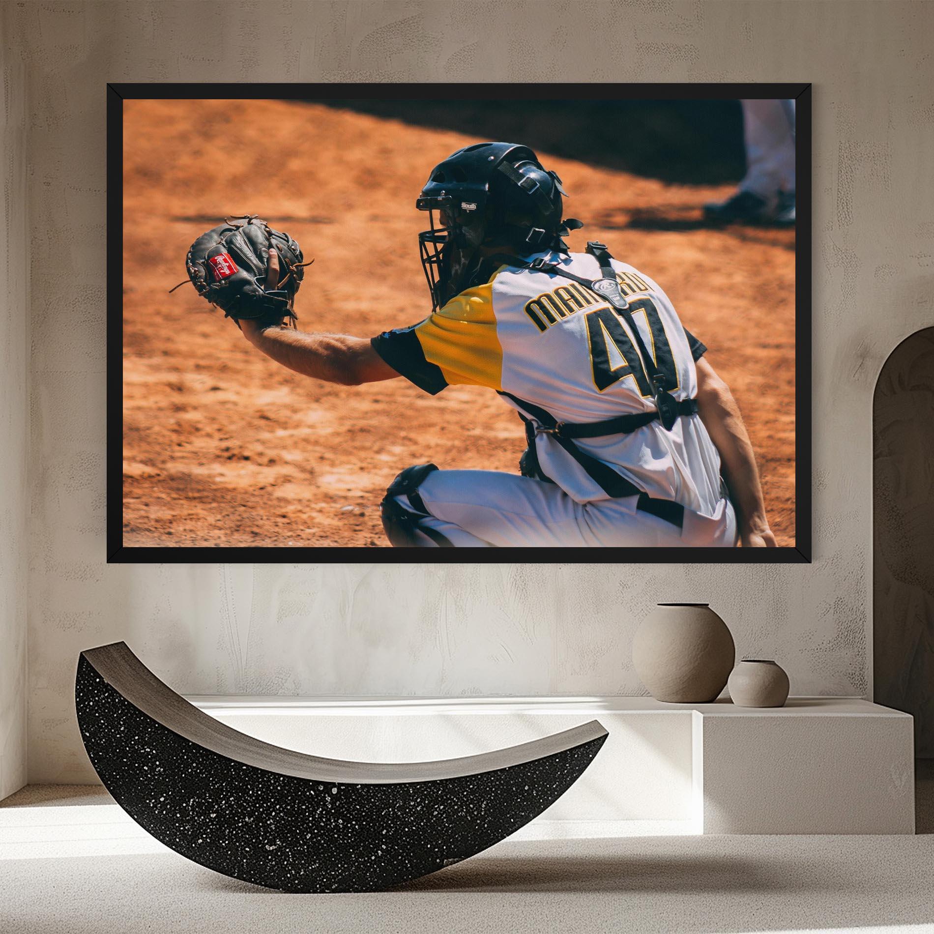 Leinwandbild Number 47 Baseball mockup 8