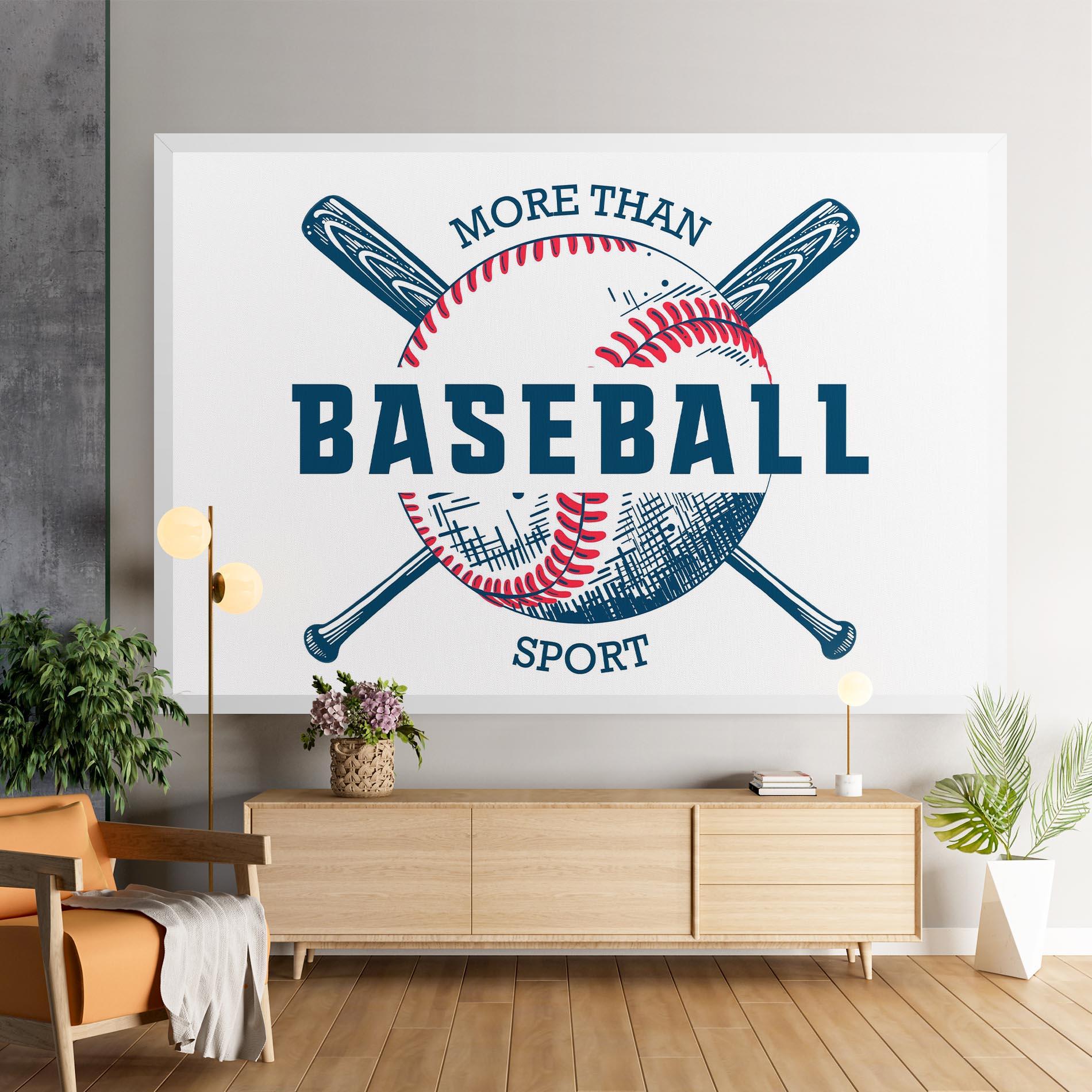 Leinwandbild Baseball Sport mockup 9