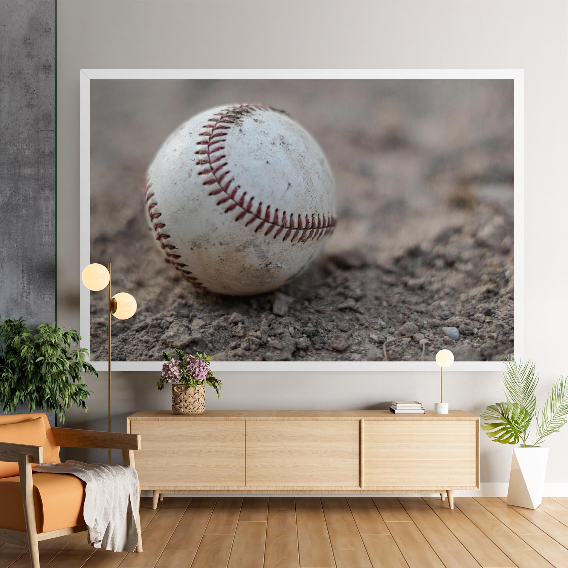 Leinwandbild Dusty Baseball Ball mockup 9