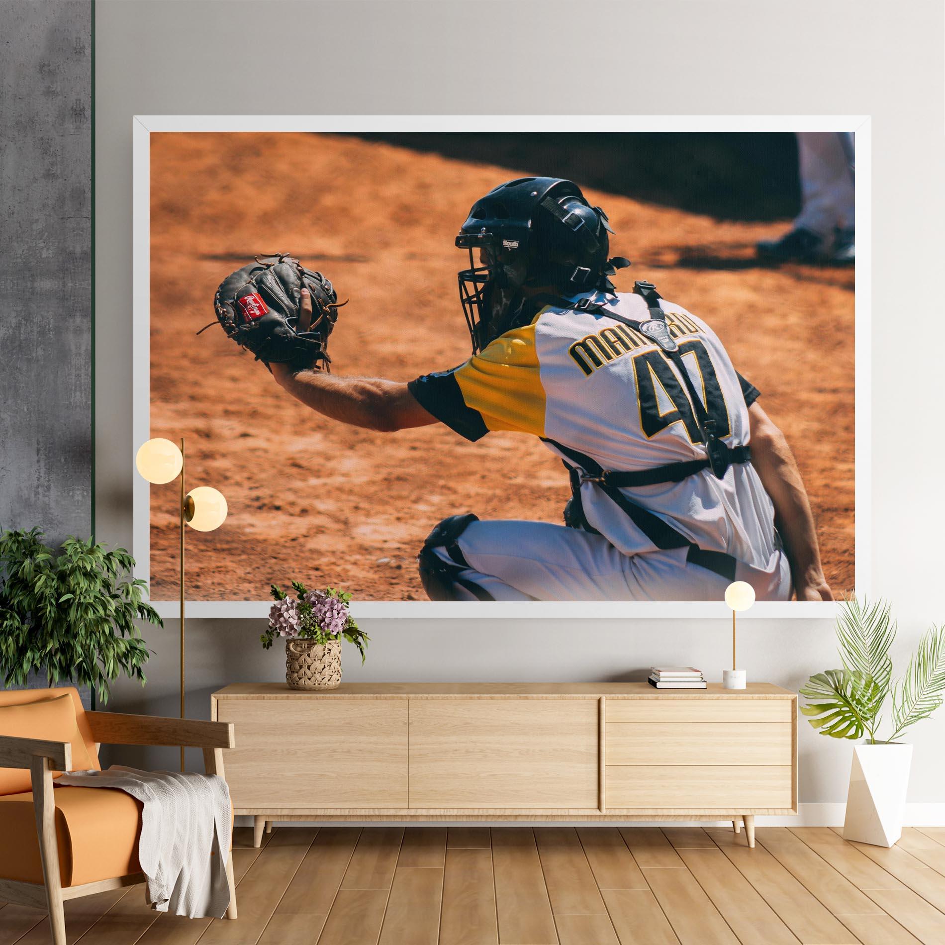 Leinwandbild Number 47 Baseball mockup 9