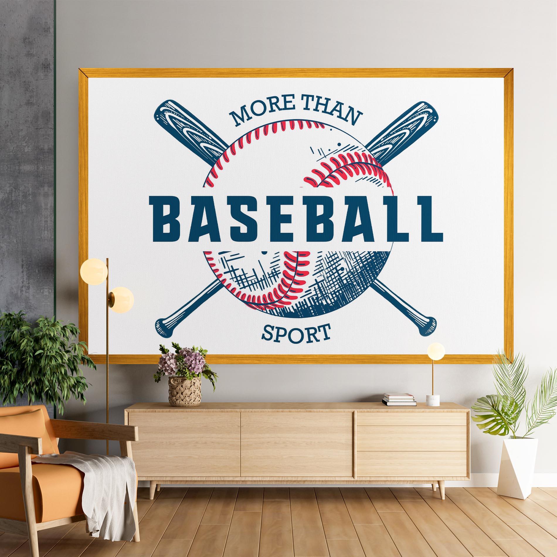 Leinwandbild Baseball Sport mockup 9