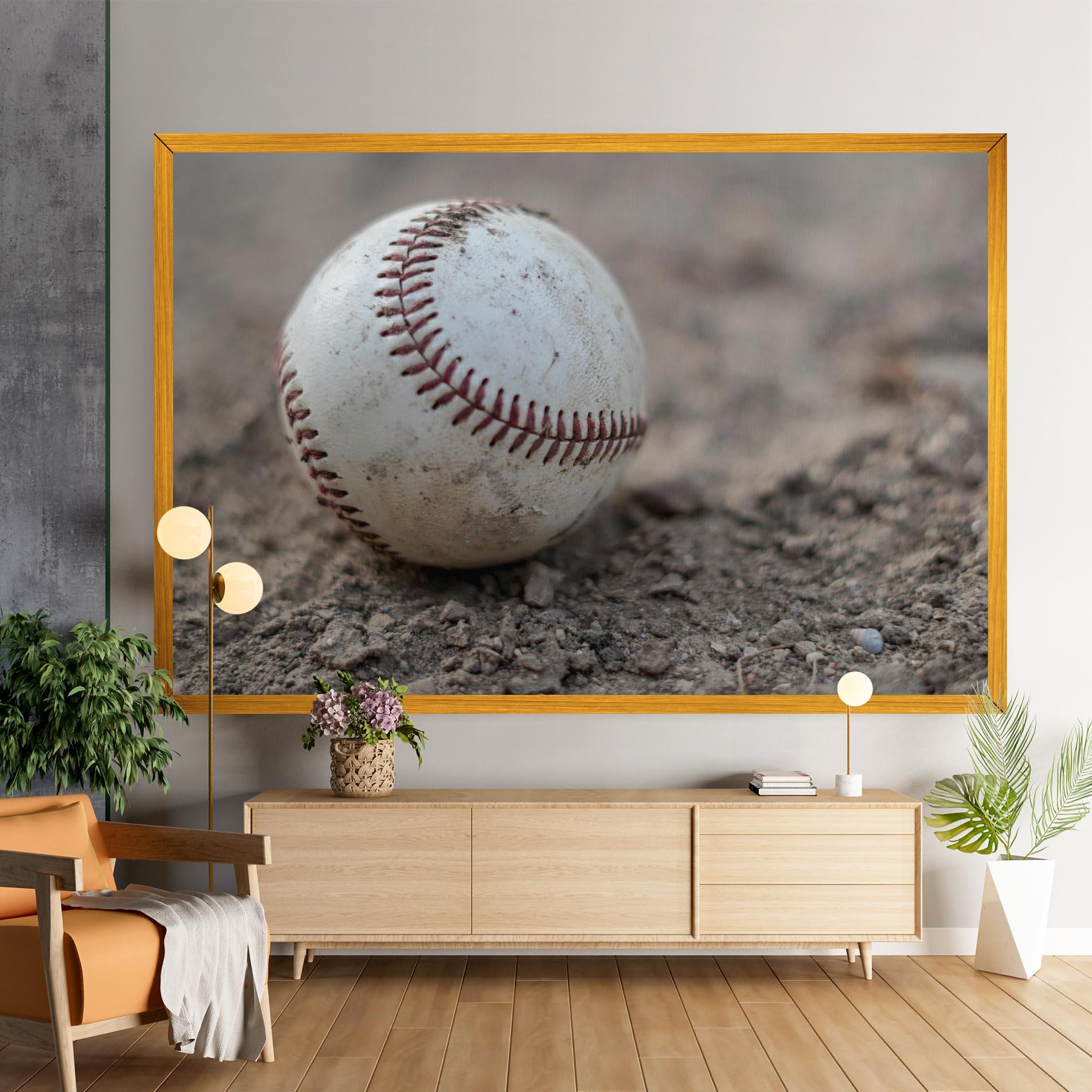 Leinwandbild Dusty Baseball Ball mockup 9