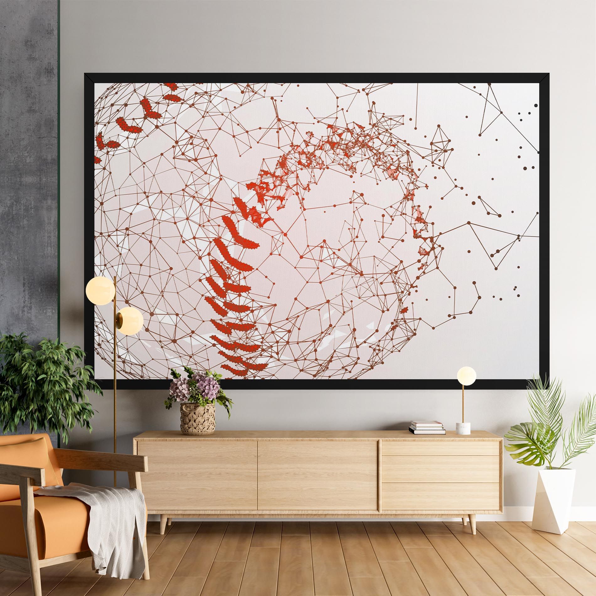 Baseball Line Art mockup 9