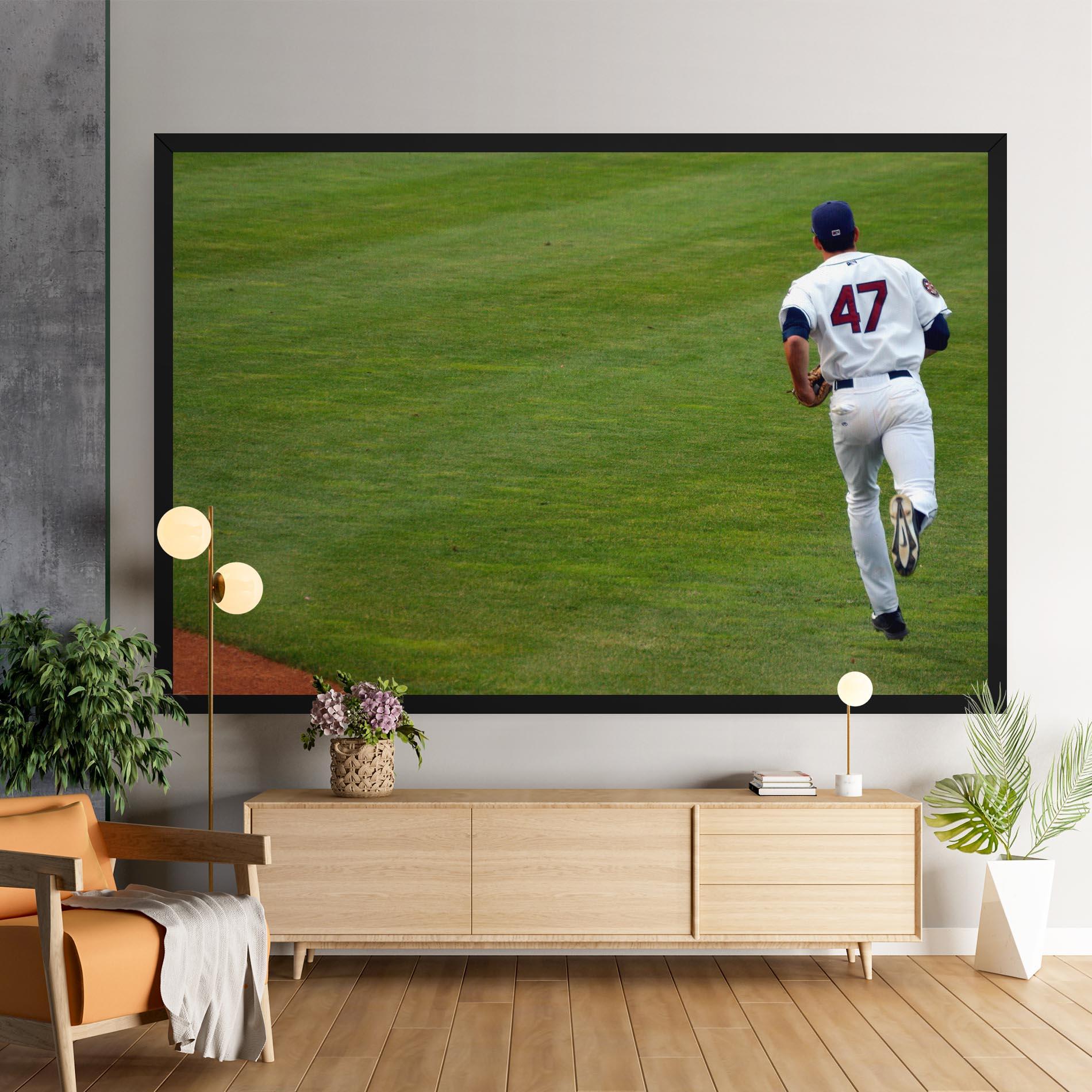 Leinwandbild Baseball Player mockup 9