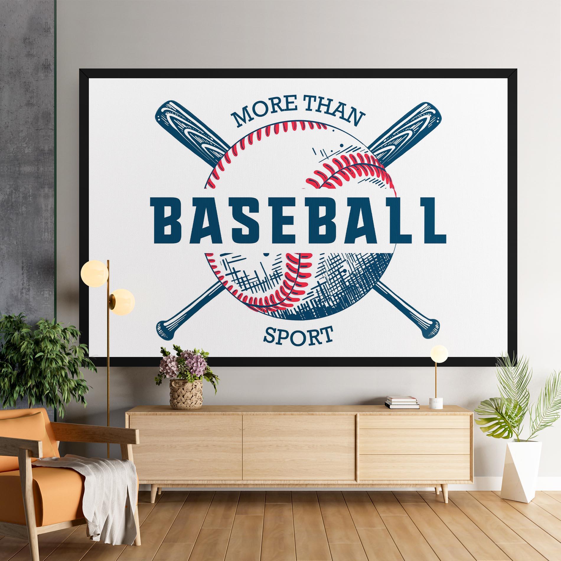 Leinwandbild Baseball Sport mockup 9