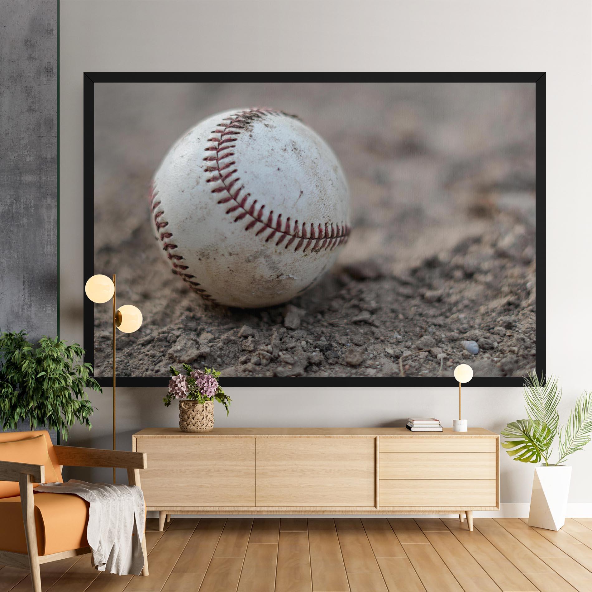 Leinwandbild Dusty Baseball Ball mockup 9