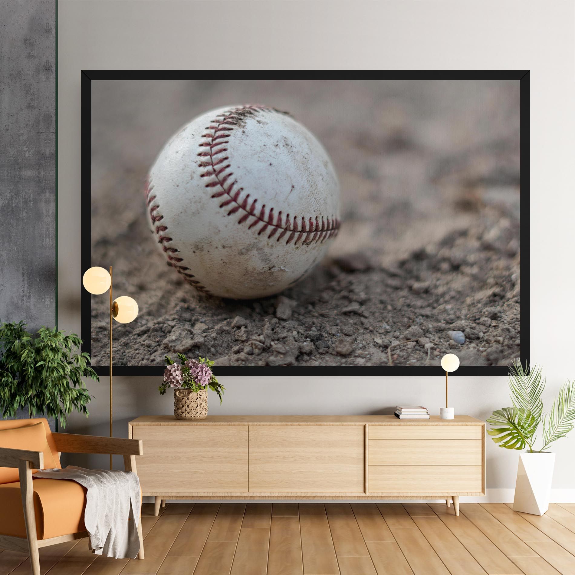 Dusty Baseball Ball mockup 9