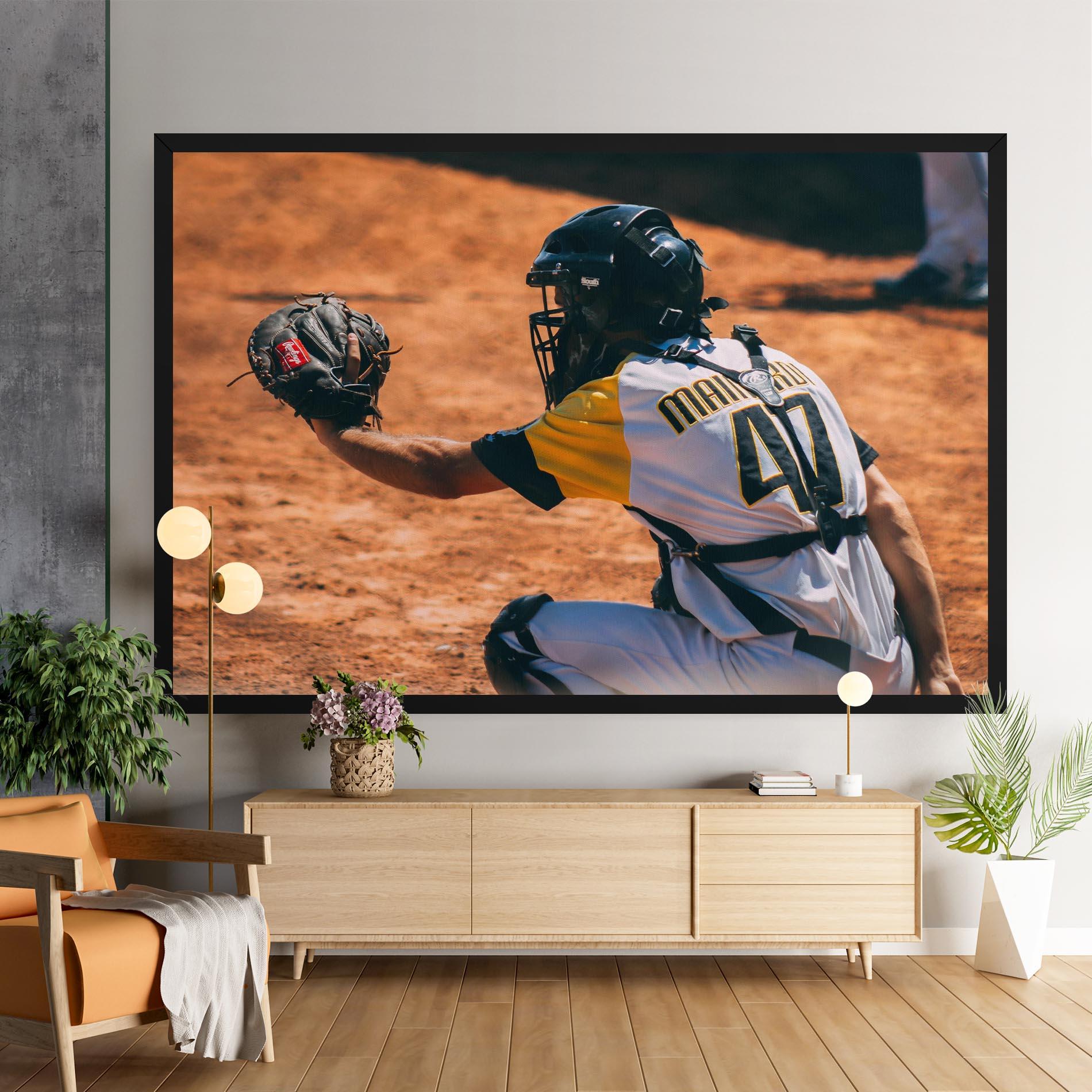 Leinwandbild Number 47 Baseball mockup 9