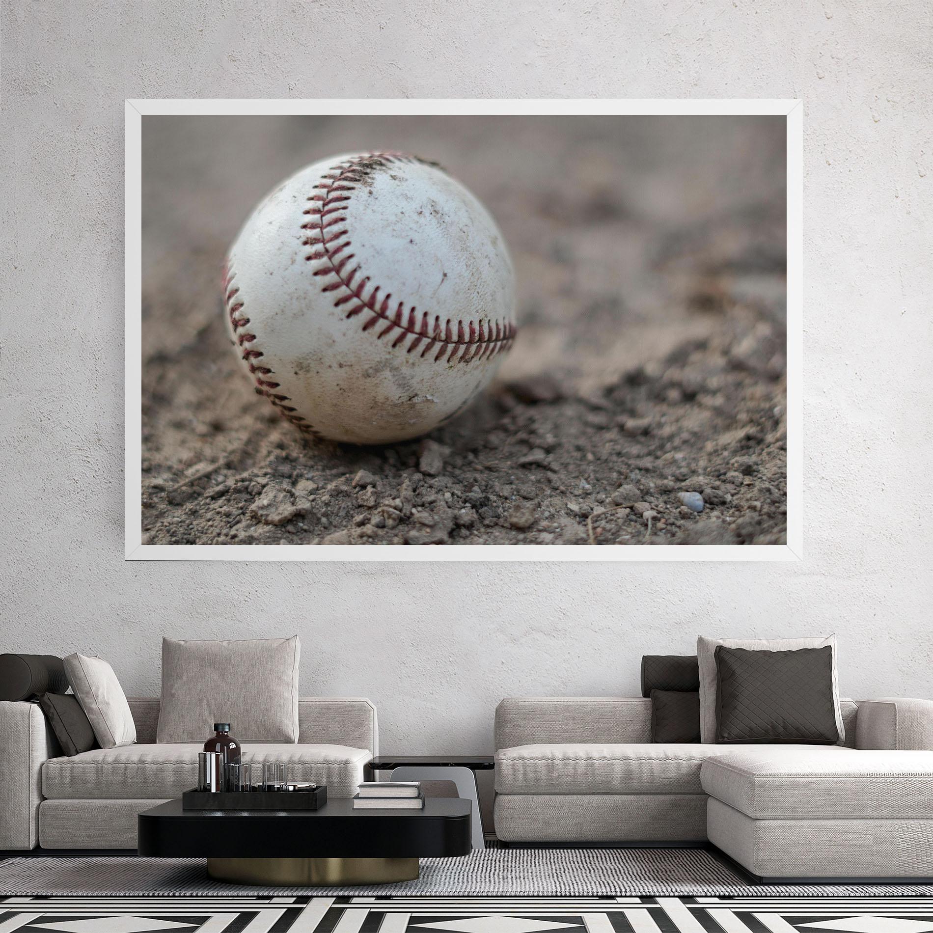 Leinwandbild Dusty Baseball Ball mockup 2