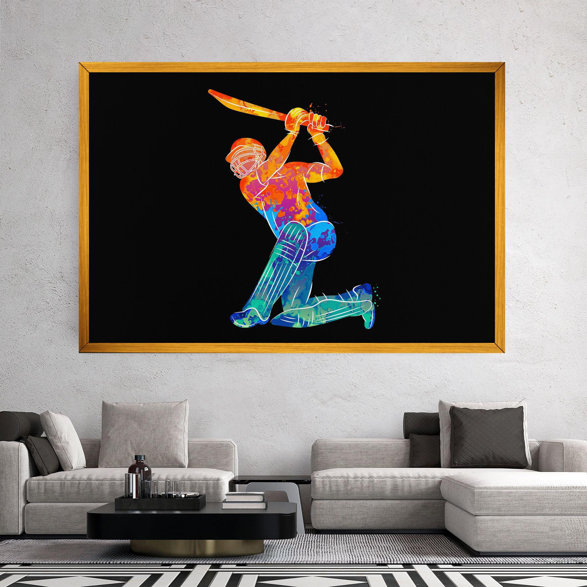 Leinwandbild Baseball Color Art mockup 2