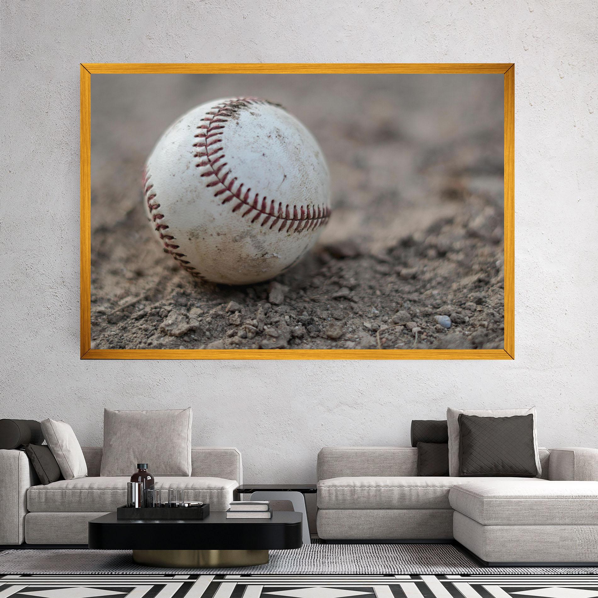 Leinwandbild Dusty Baseball Ball mockup 2