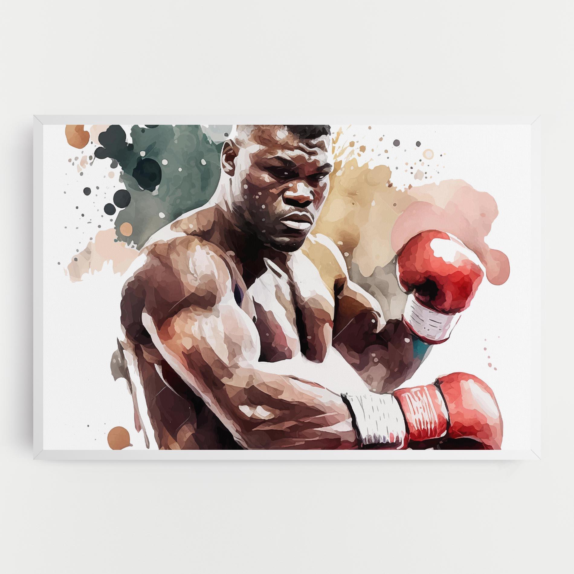 Leinwandbild Boxing Cream Green mockup 0