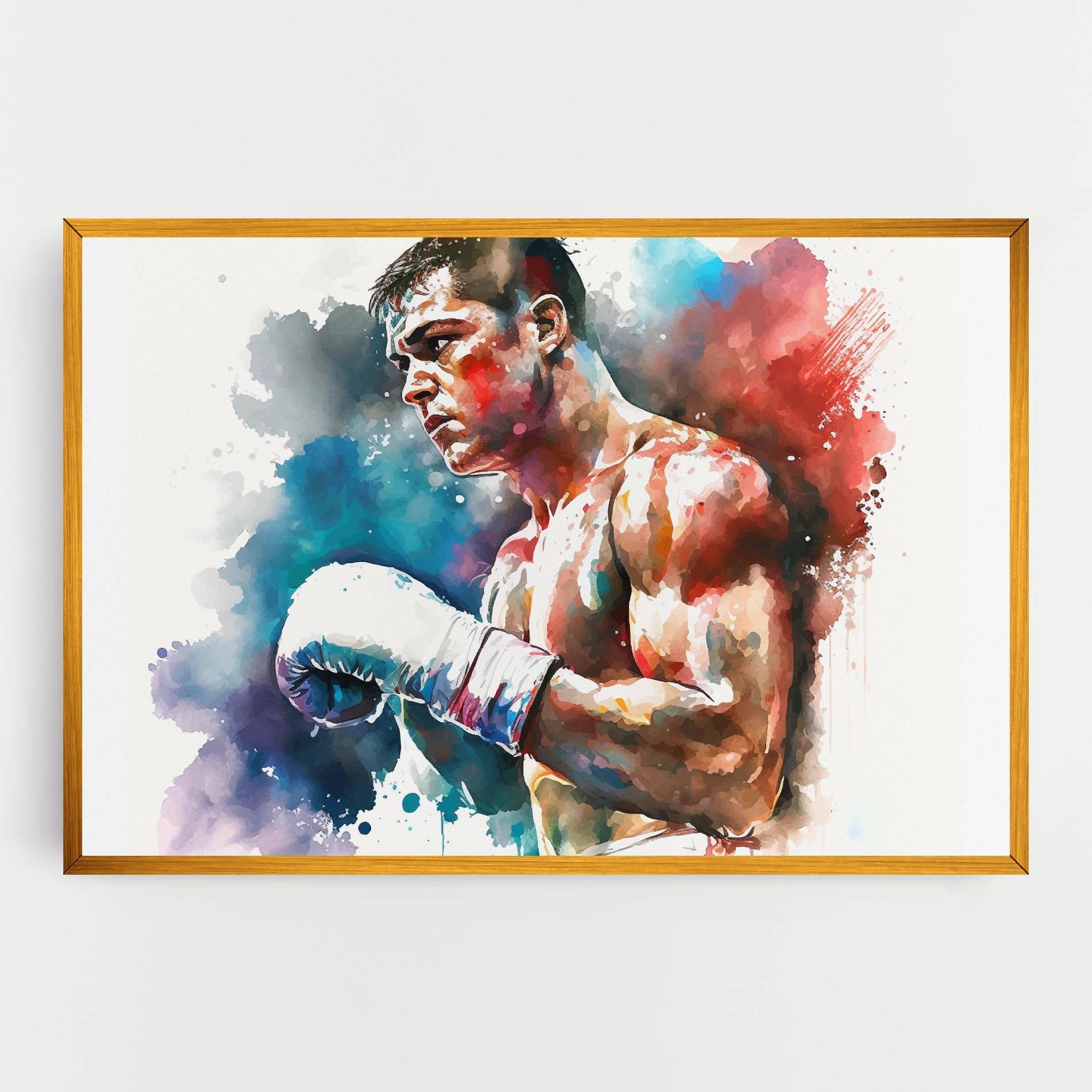 Boxing Red Blue mockup 0