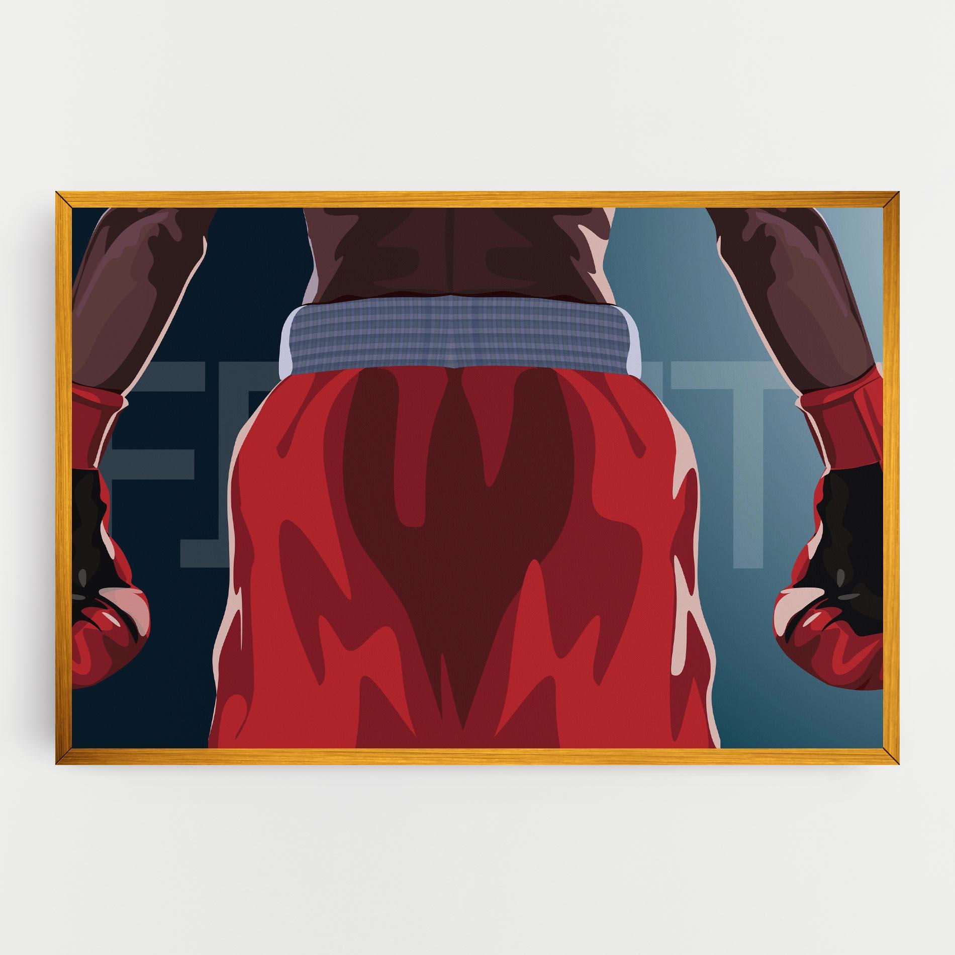Leinwandbild Fight Box mockup 0