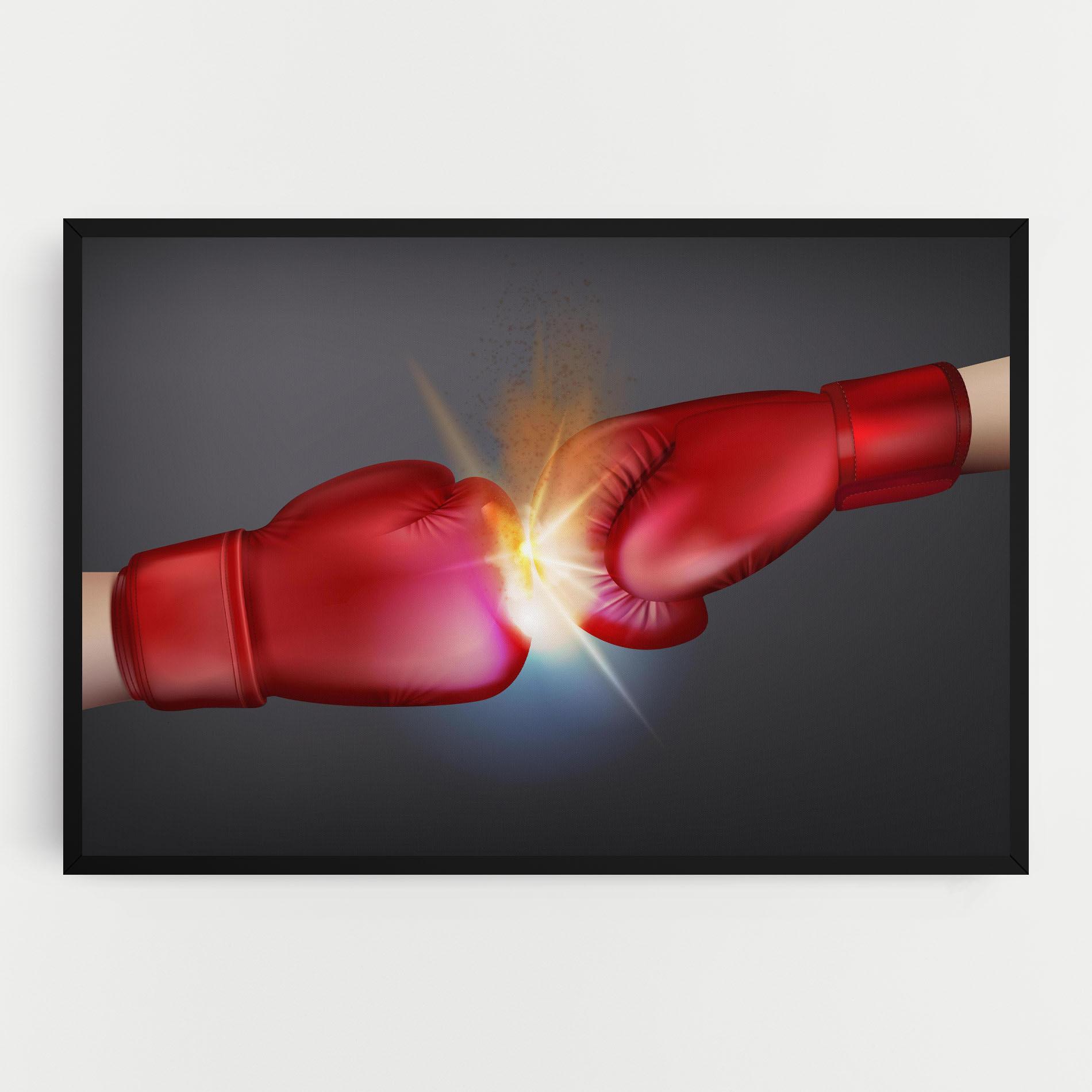 Leinwandbild Box Explosion mockup 0