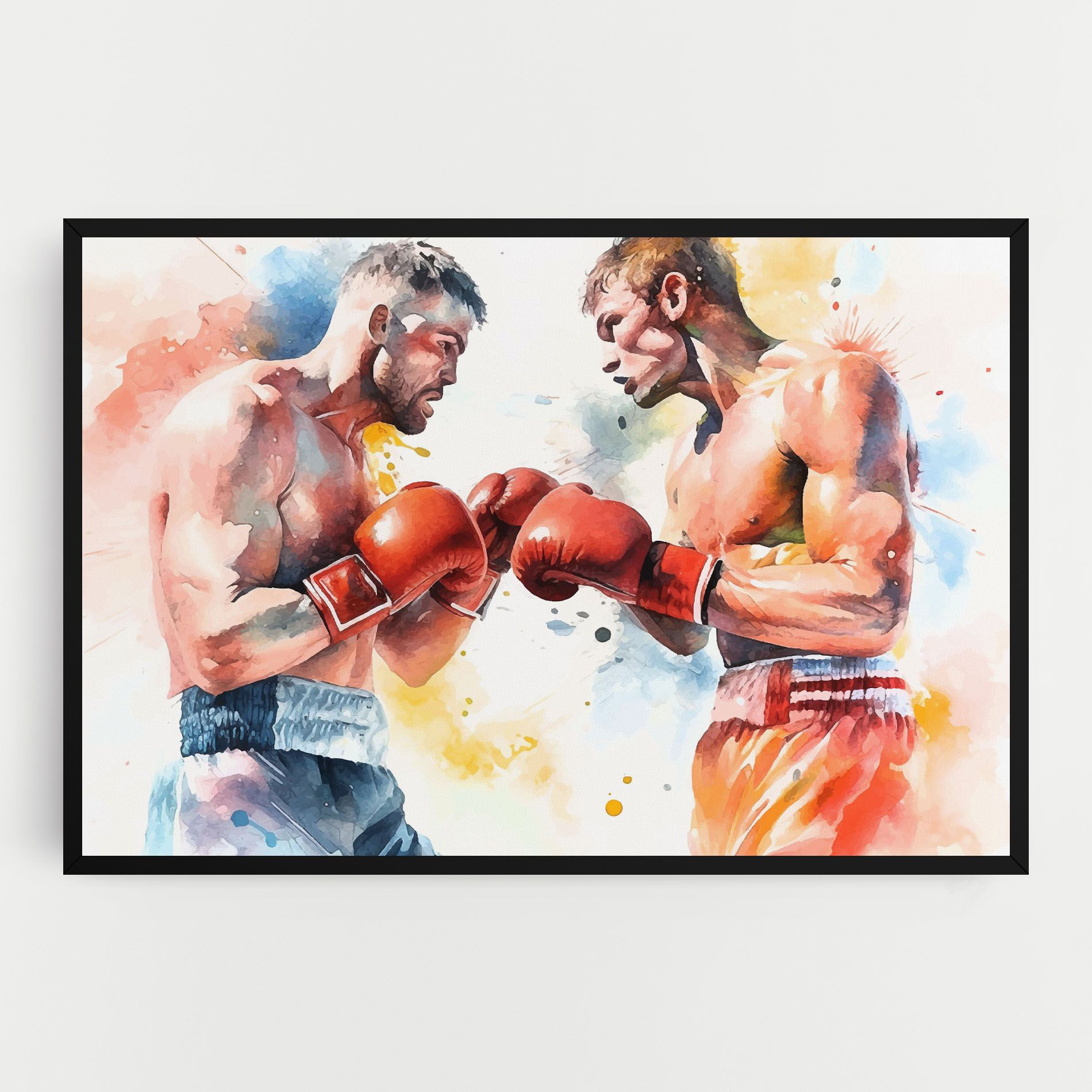 Boxing Match Art mockup 0