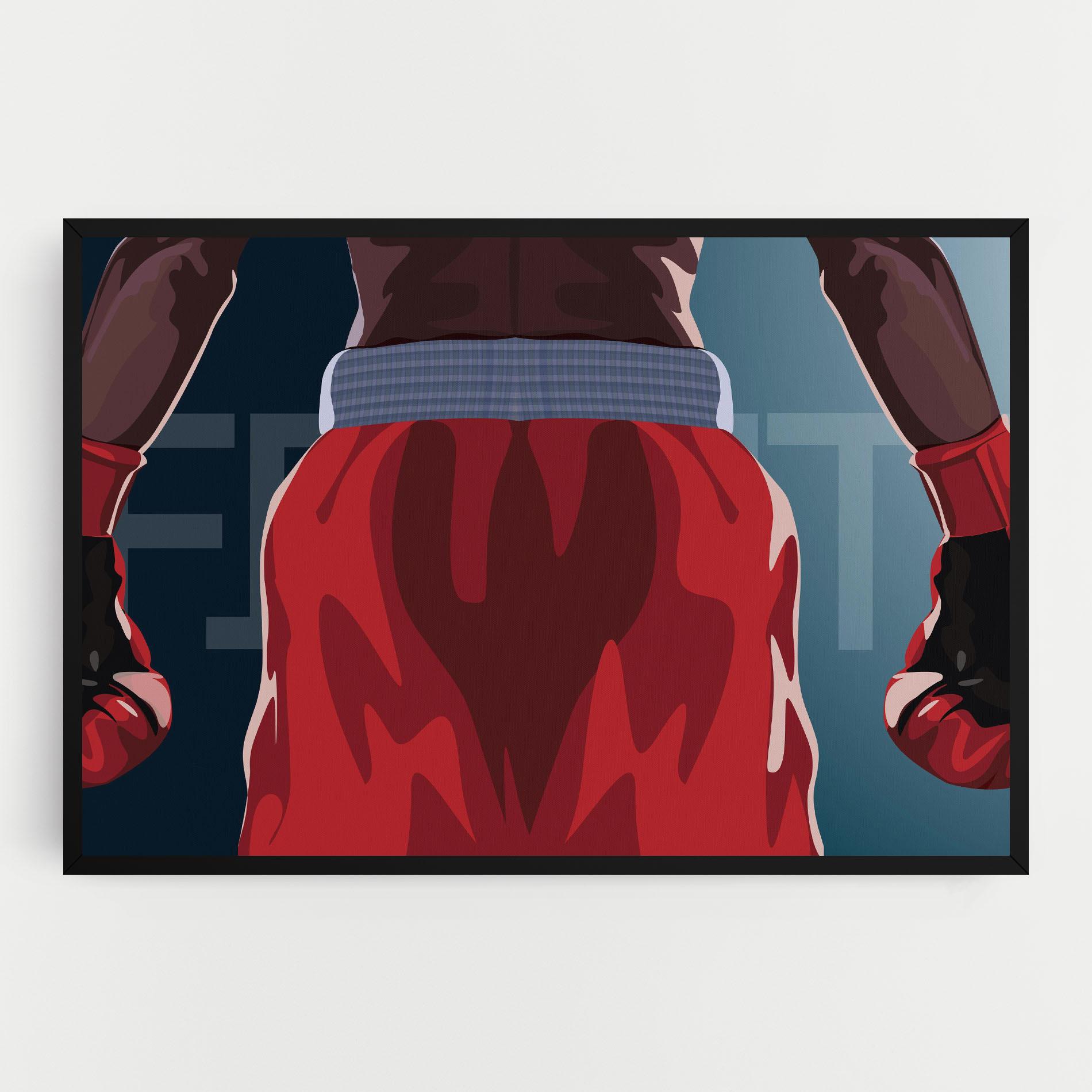 Leinwandbild Fight Box mockup 0
