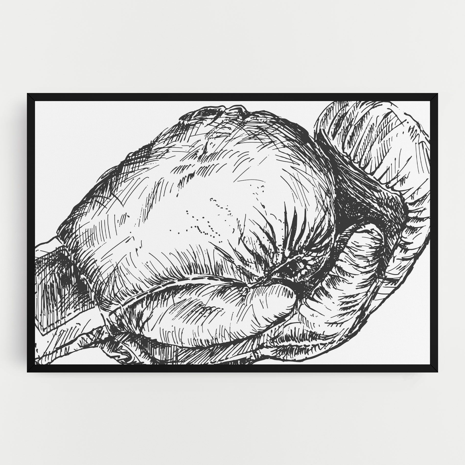 Grey Line Glove mockup 0