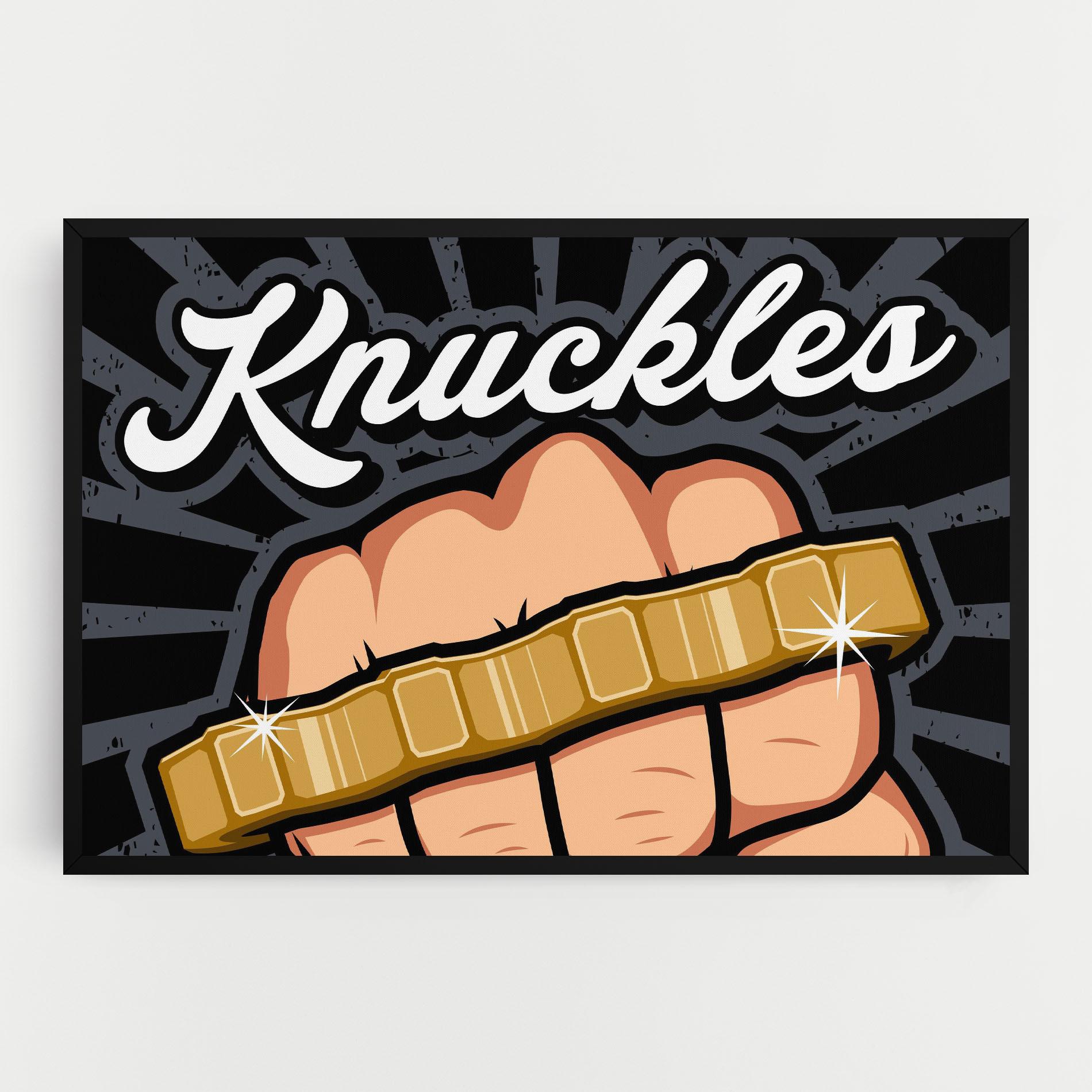 Leinwandbild Knuckles mockup 0
