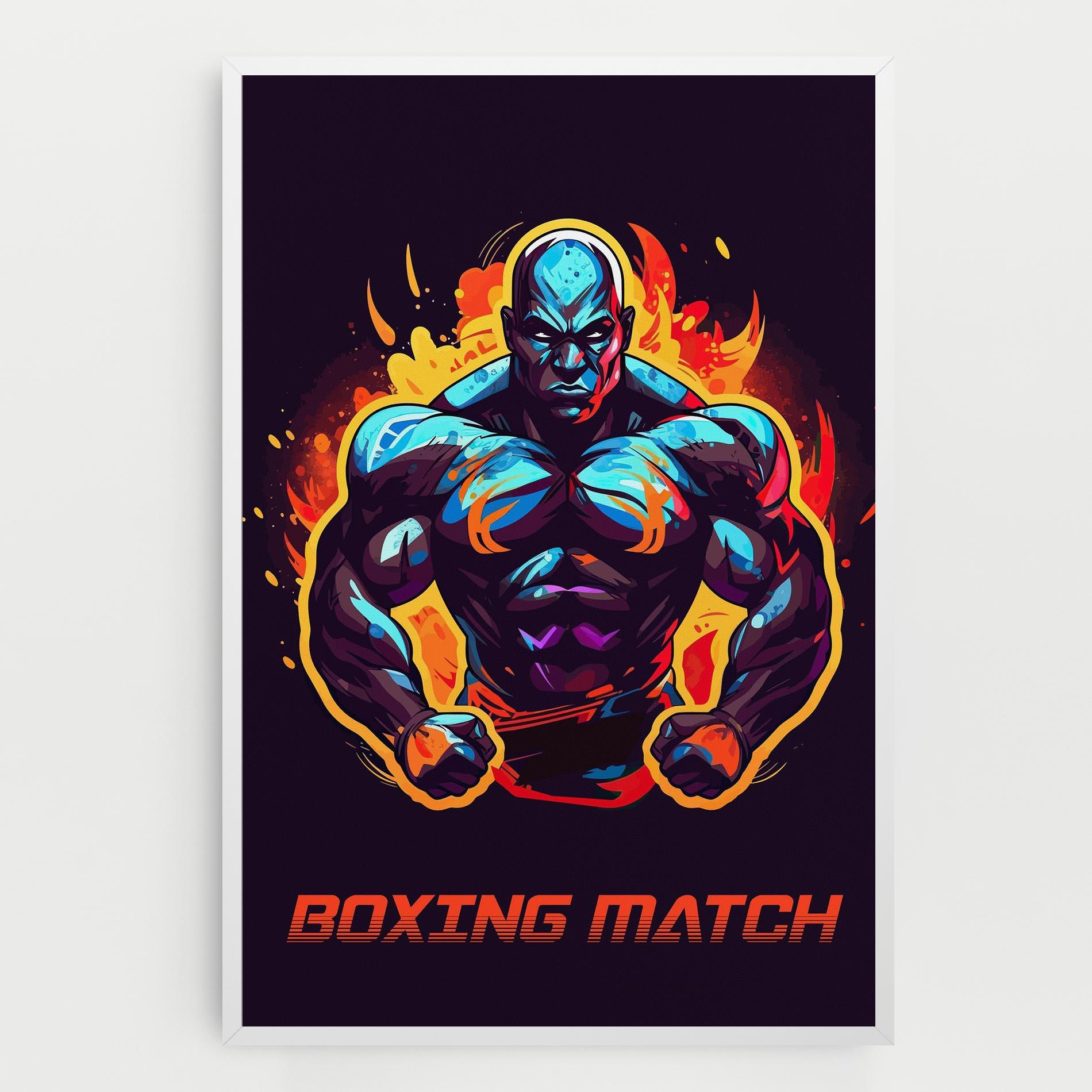 Leinwandbild Boxing Strong Match mockup 0