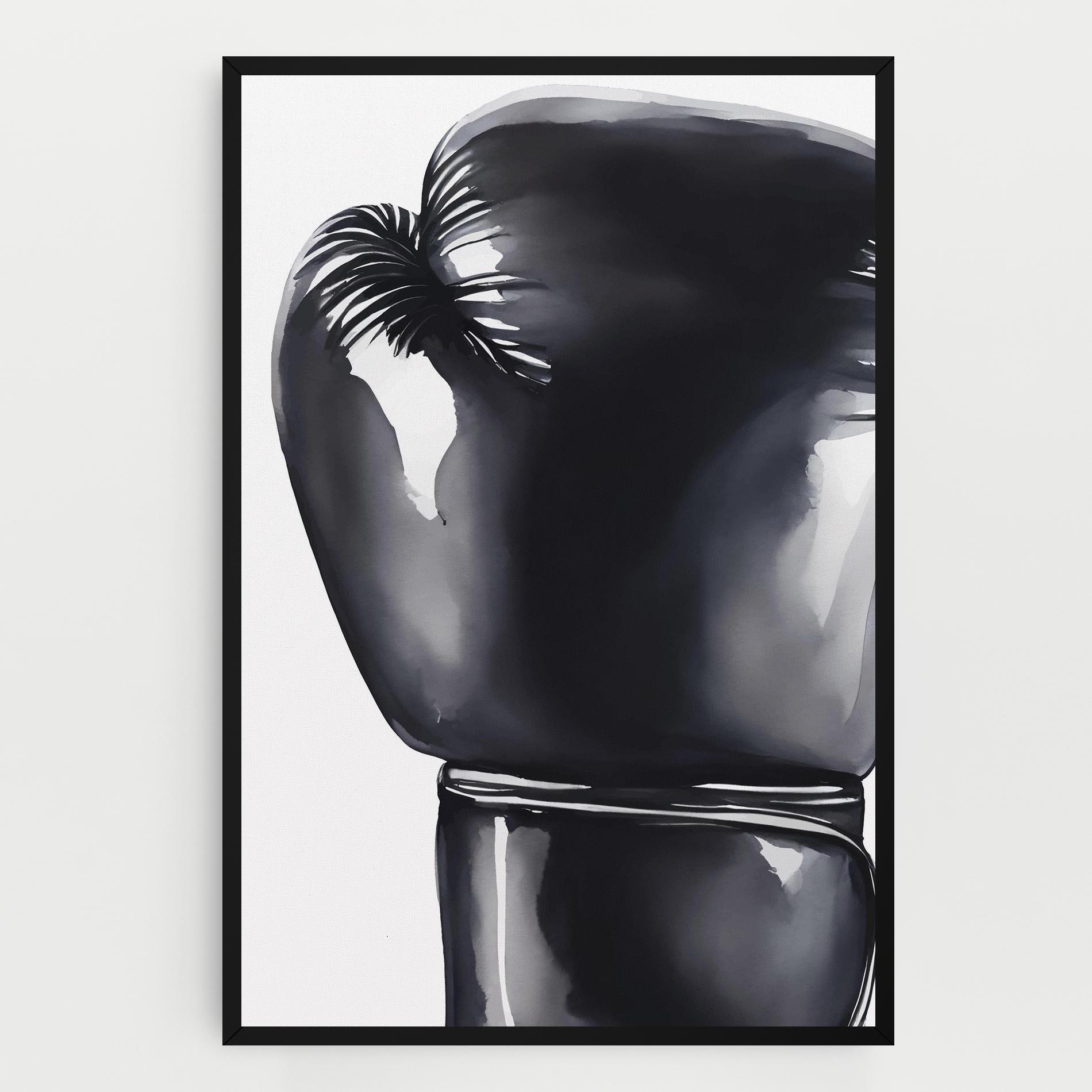 Leinwandbild Black Box Glove mockup 0