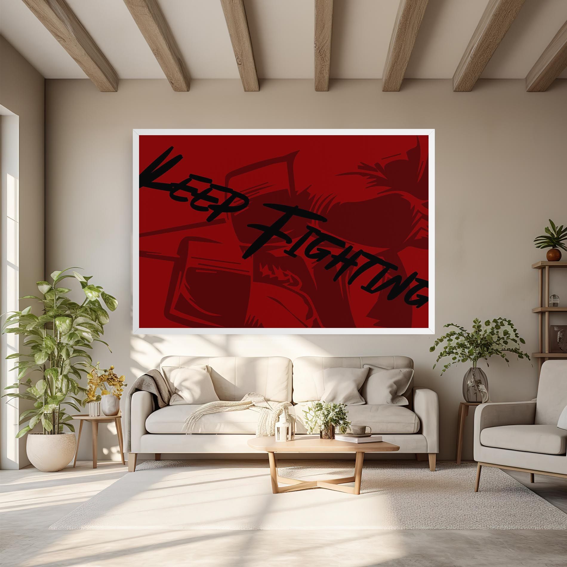 Keep Fighting mockup 6