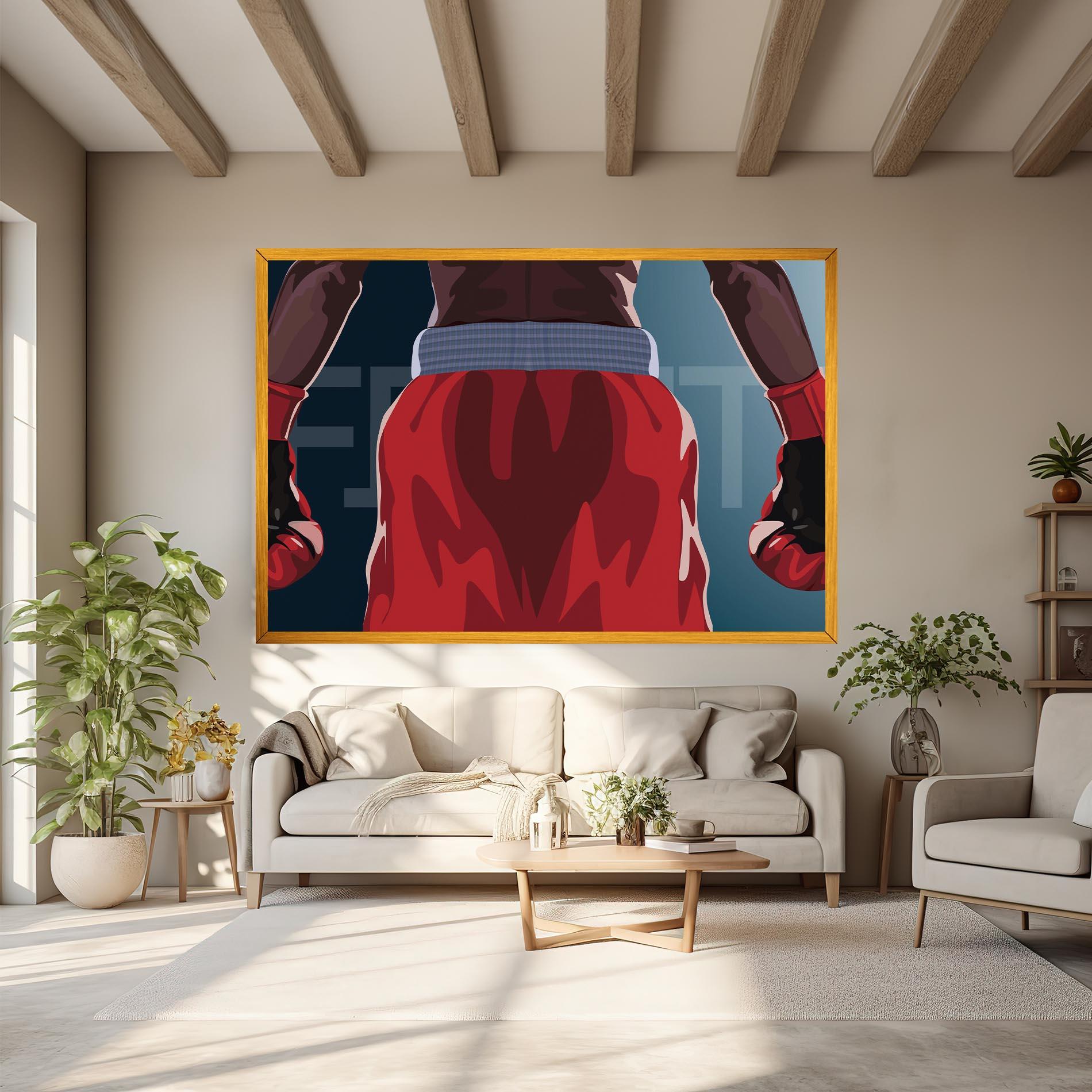 Leinwandbild Fight Box mockup 6