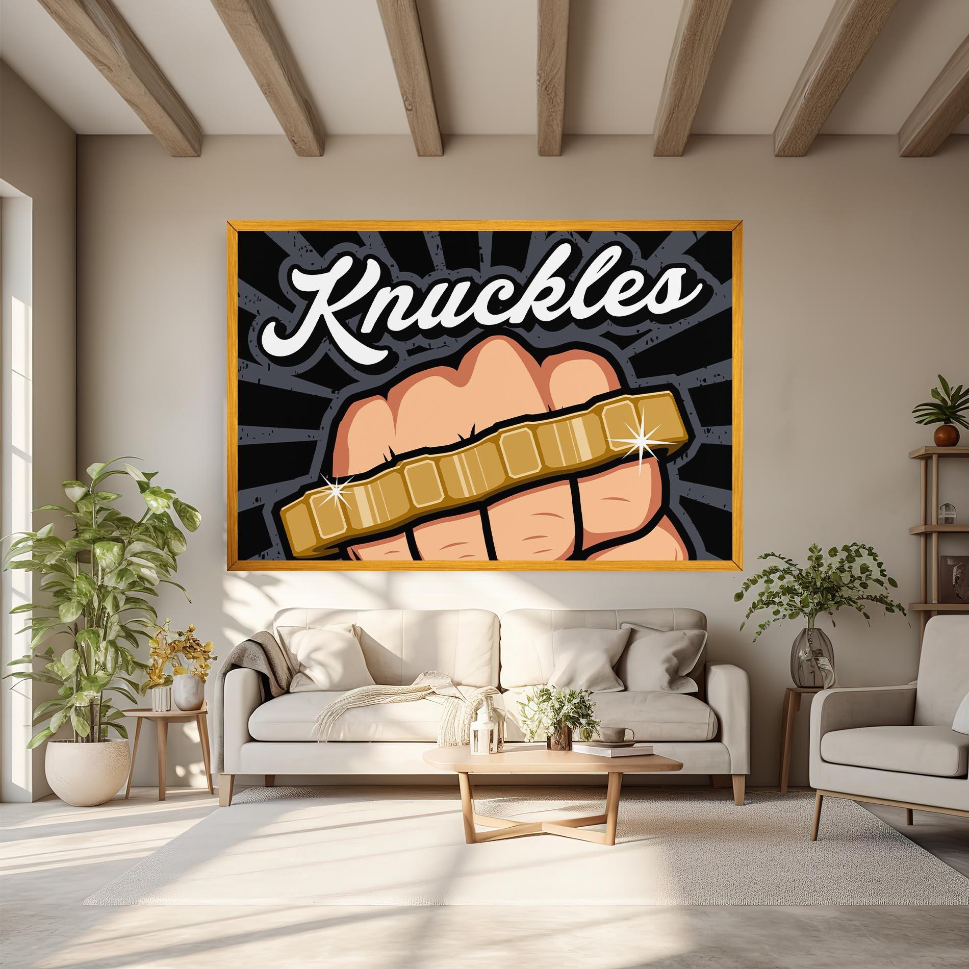 Leinwandbild Knuckles mockup 6