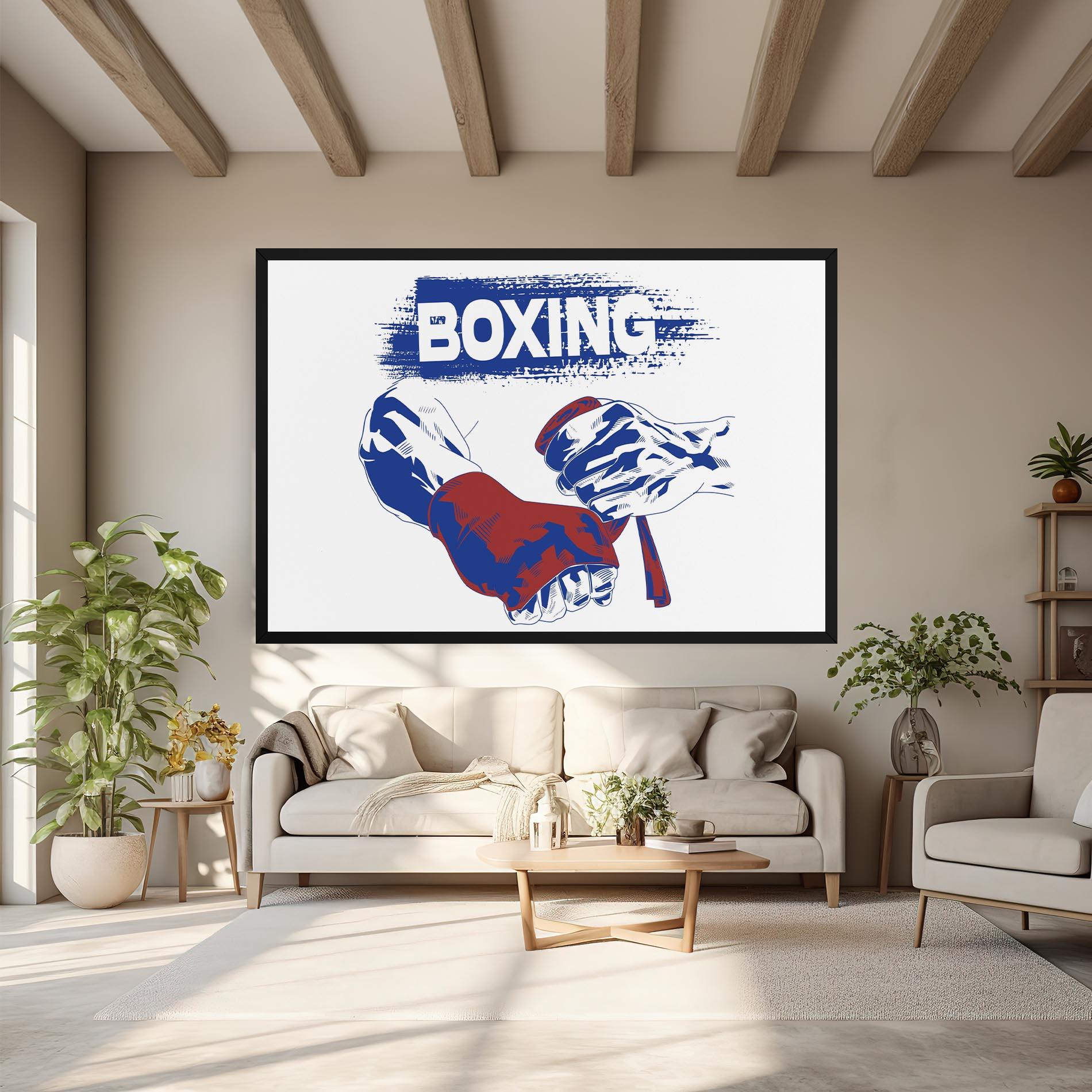 Leinwandbild Box Preparing mockup 6