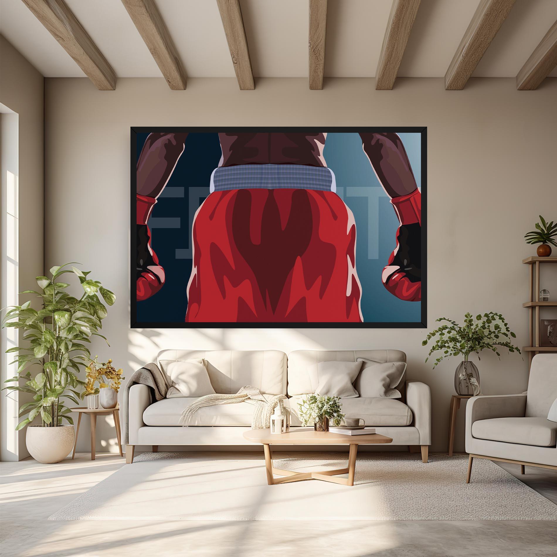 Leinwandbild Fight Box mockup 6