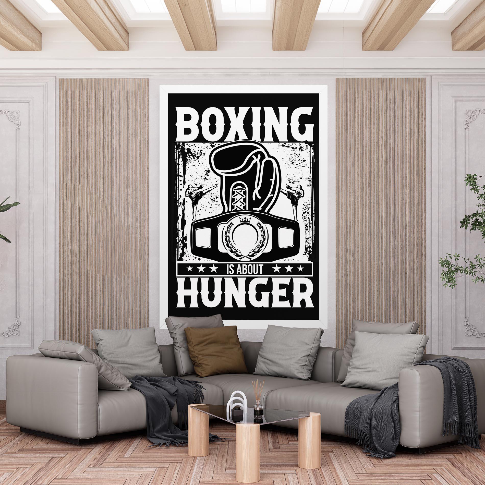 Leinwandbild Boxing Hunger mockup 6